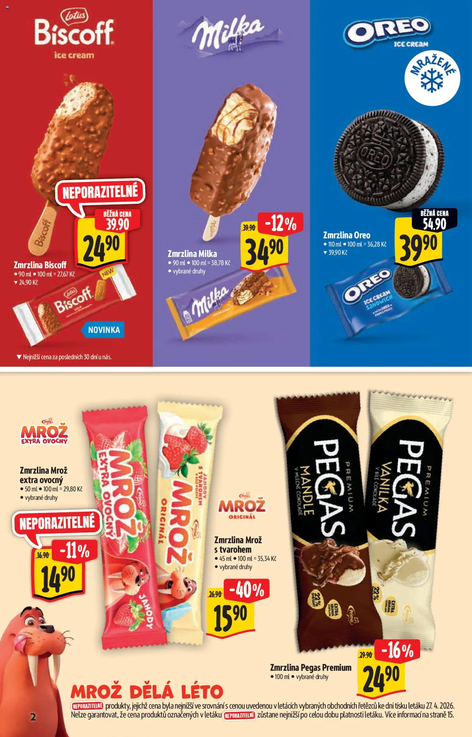 Albert katalog - Hypermarket od 06.05.2026 | Strana: 2 | Produkty: Milka, Jahody, Zmrzlina, Lotus Biscoff