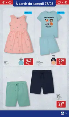 Aldi - Prévisualisation de Aldi catalogue valide à partir de 23.06.2026 | Page: 35 | Produits: Robe, Coton, Pyjama