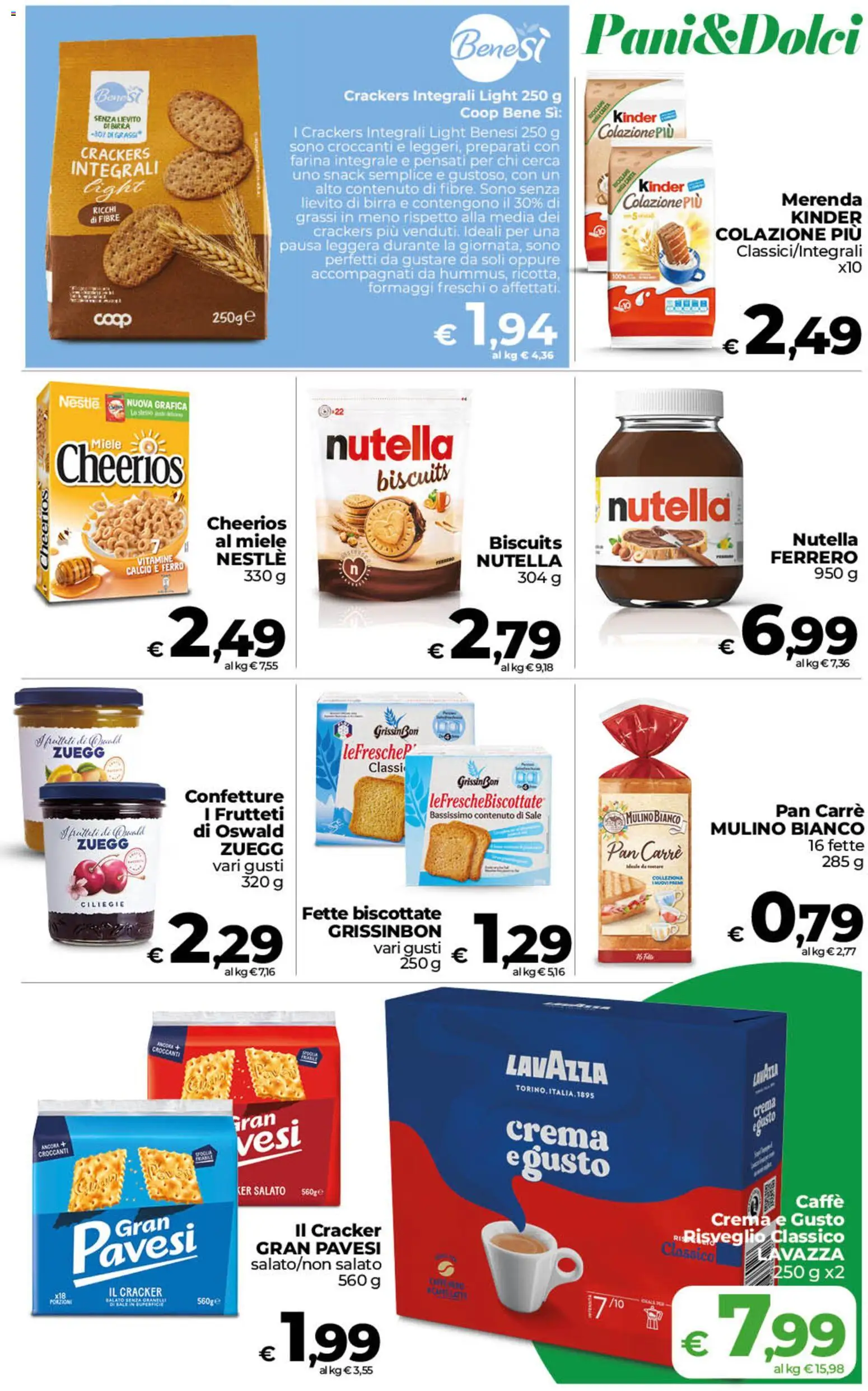 Volantino COOP del 22/09/2026 | Pagina: 15 | Prodotti: Farina, Cracker, Ferro, Fette biscottate