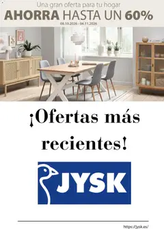 Vista previa JYSK catálogo válido desde el 08/10/2026