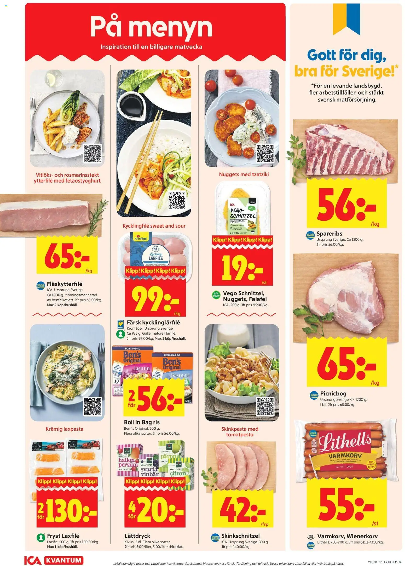ICA Kvantum - Solna från 06/04/2026 > reklamblad