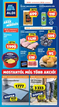 Aldi akciós újság - amely érvényes a következő dátumtól: 2026.09.10.