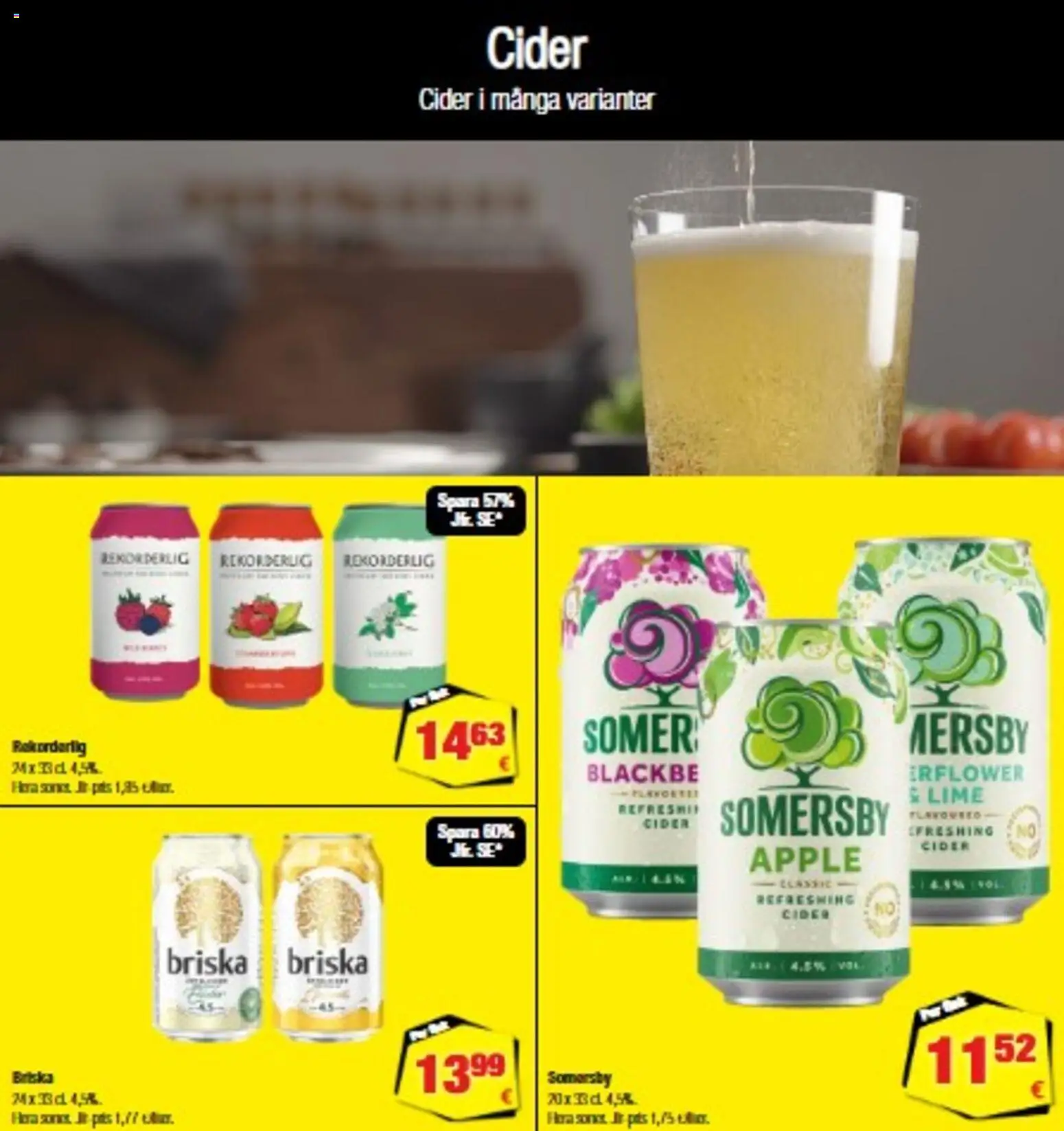 Calle tilbudsavis – gyldig fra 21/10/2026 | Side: 19 | Produkter: Cider, Lime