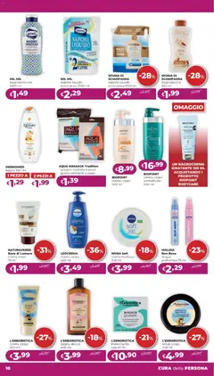 Anteprima del volantino La Saponeria volantino valido a partire dal 24/09/2026 | Pagina: 10 | Prodotti: Bagnoschiuma, Acqua, Olio, Collo