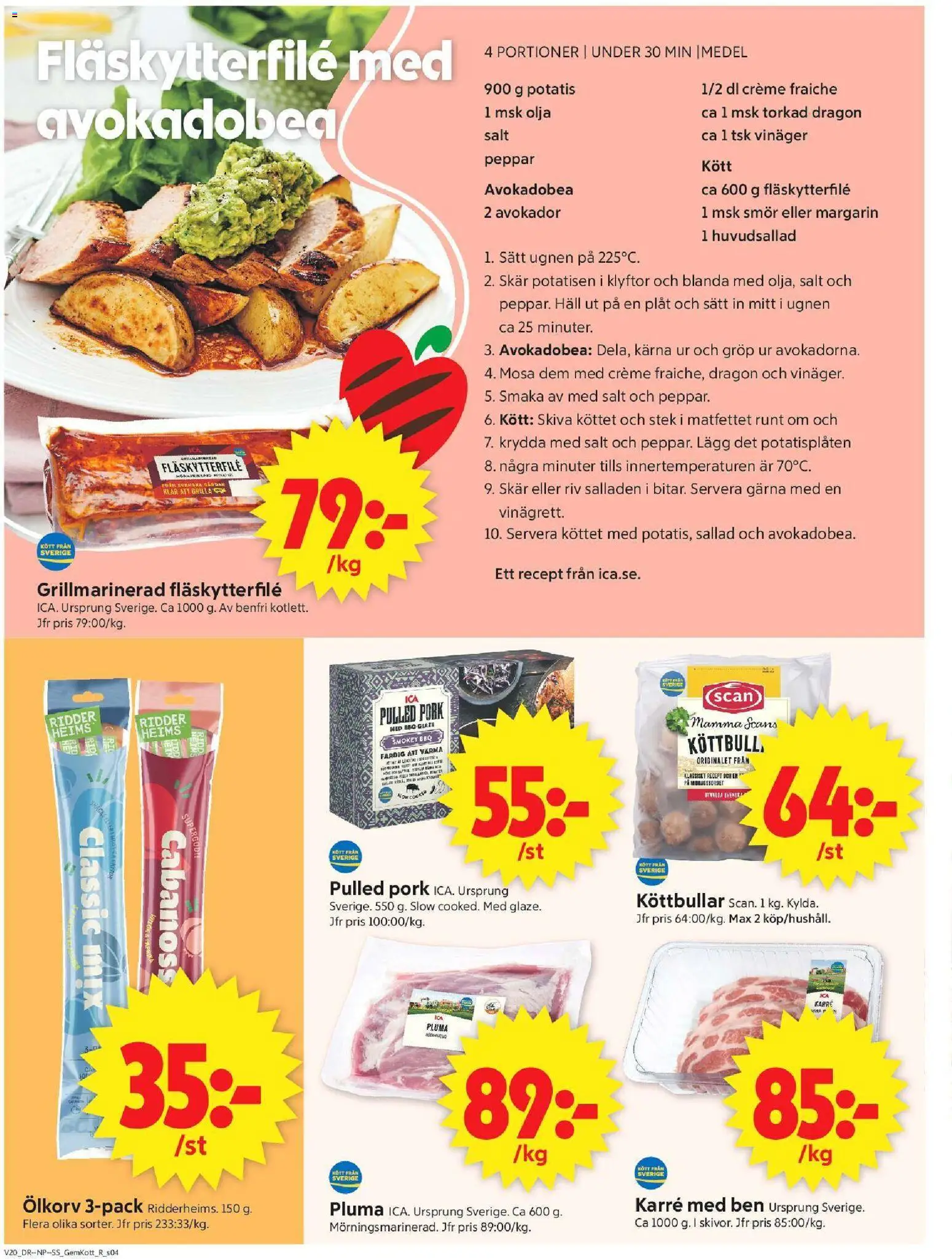 ICA Supermarket reklamblad aktuell från 11.05.2026 | Sida: 4