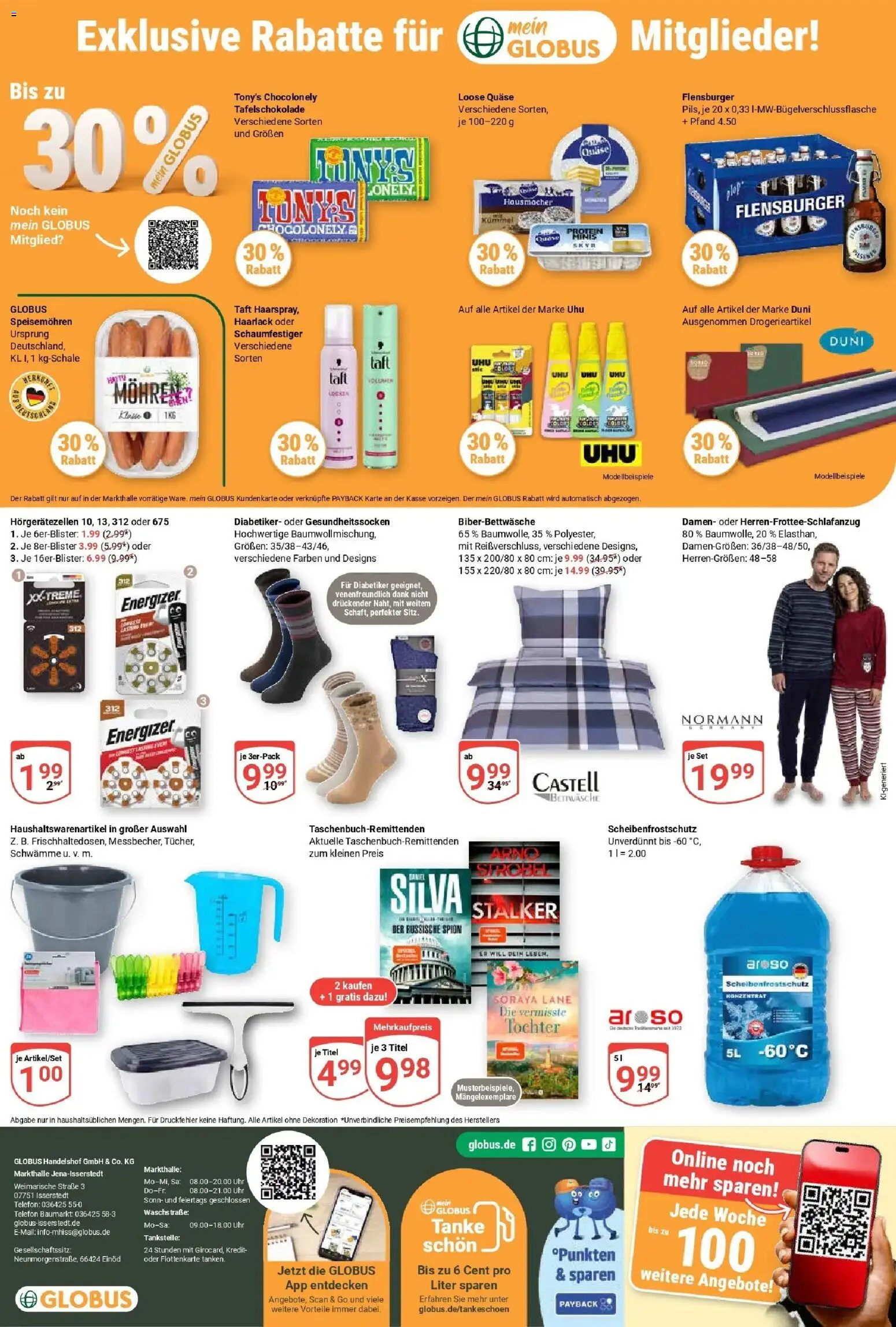 Globus Prospekt Isserstedt (ab 26.10.2026) » Angebote online | Seite: 31 | Produkte: Schwämme, Skyr, Flensburger, Telefon