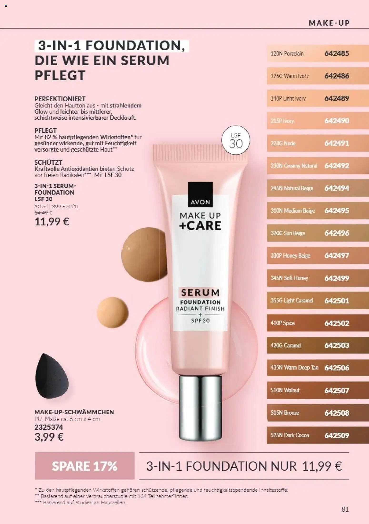 Avon Black Friday – gültig ab 01.11.2026 | Seite: 81 | Produkte: Finish, Foundation, Serum