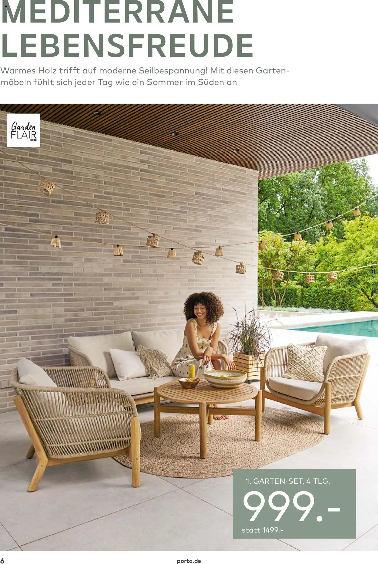 Porta! Gartenmöbel Katalog – gültig ab 01.03.2026 | Seite: 6