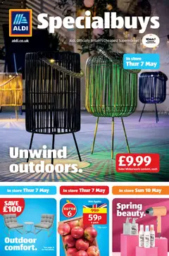 Preview of Aldi - Weekly offers UK Specialbuys valid from 07.05.2026