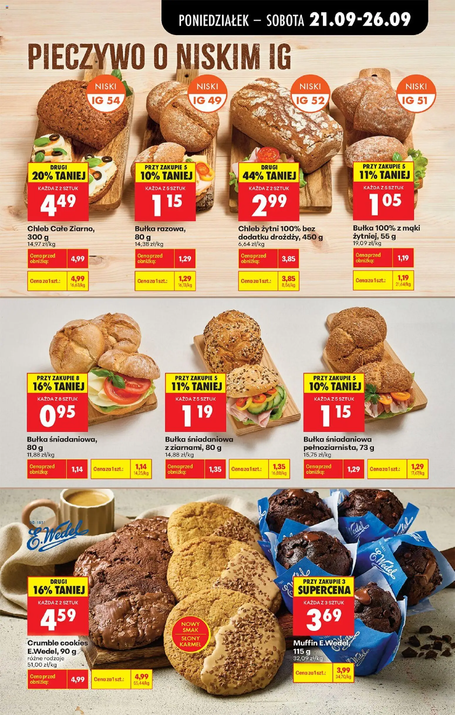 Biedronka Polsko leták od 21.09.2026 | Strana: 53 | Produkty: Chléb, Cookies