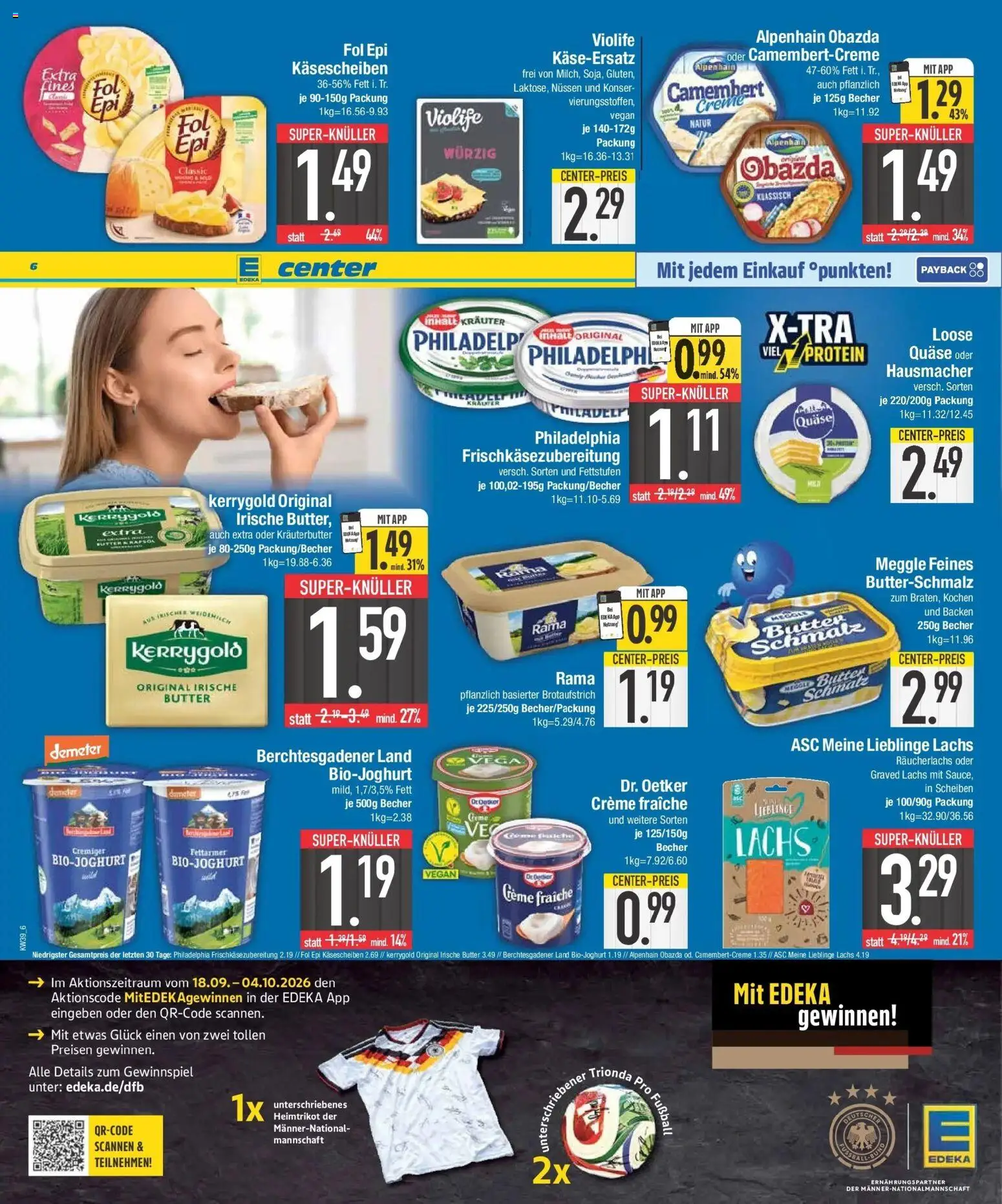 Edeka Prospekt Unterhaching (ab 21.09.2026) » Angebote Online | Seite: 6 | Produkte: Rama, Butter, Rapsöl, Camembert