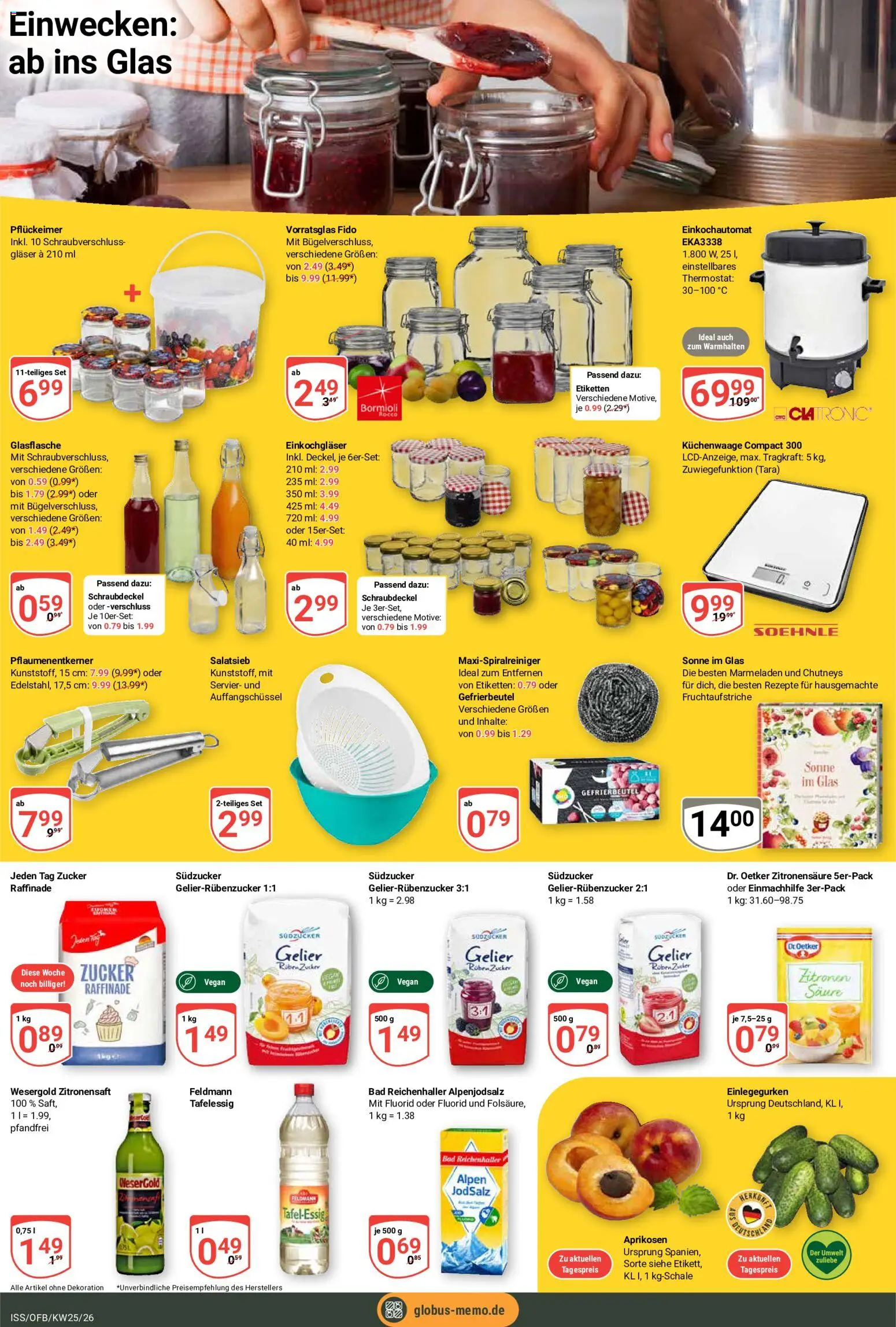 Globus Prospekt – gültig ab 15.06.2026 | Seite: 5 | Produkte: Bad, Zucker, Zitronen