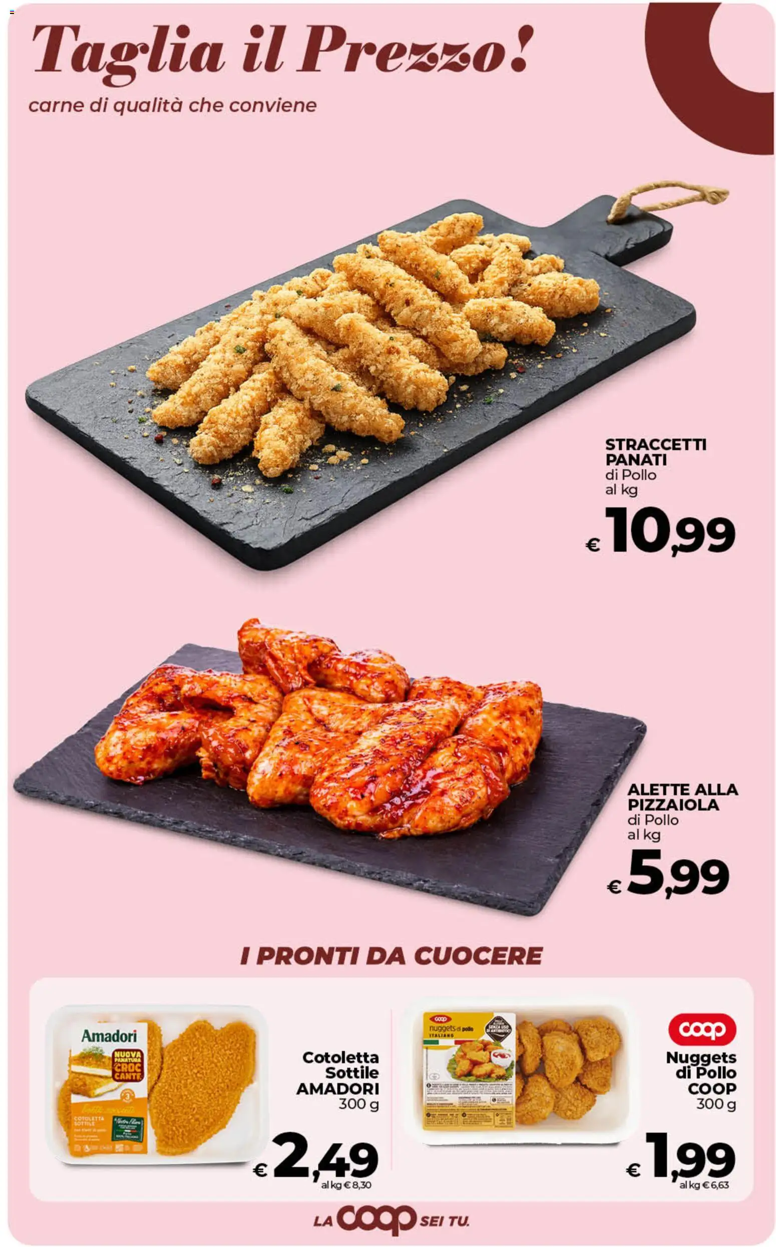 Volantino COOP del 10/07/2026 | Pagina: 10 | Prodotti: Pollo, Nuggets, Polo