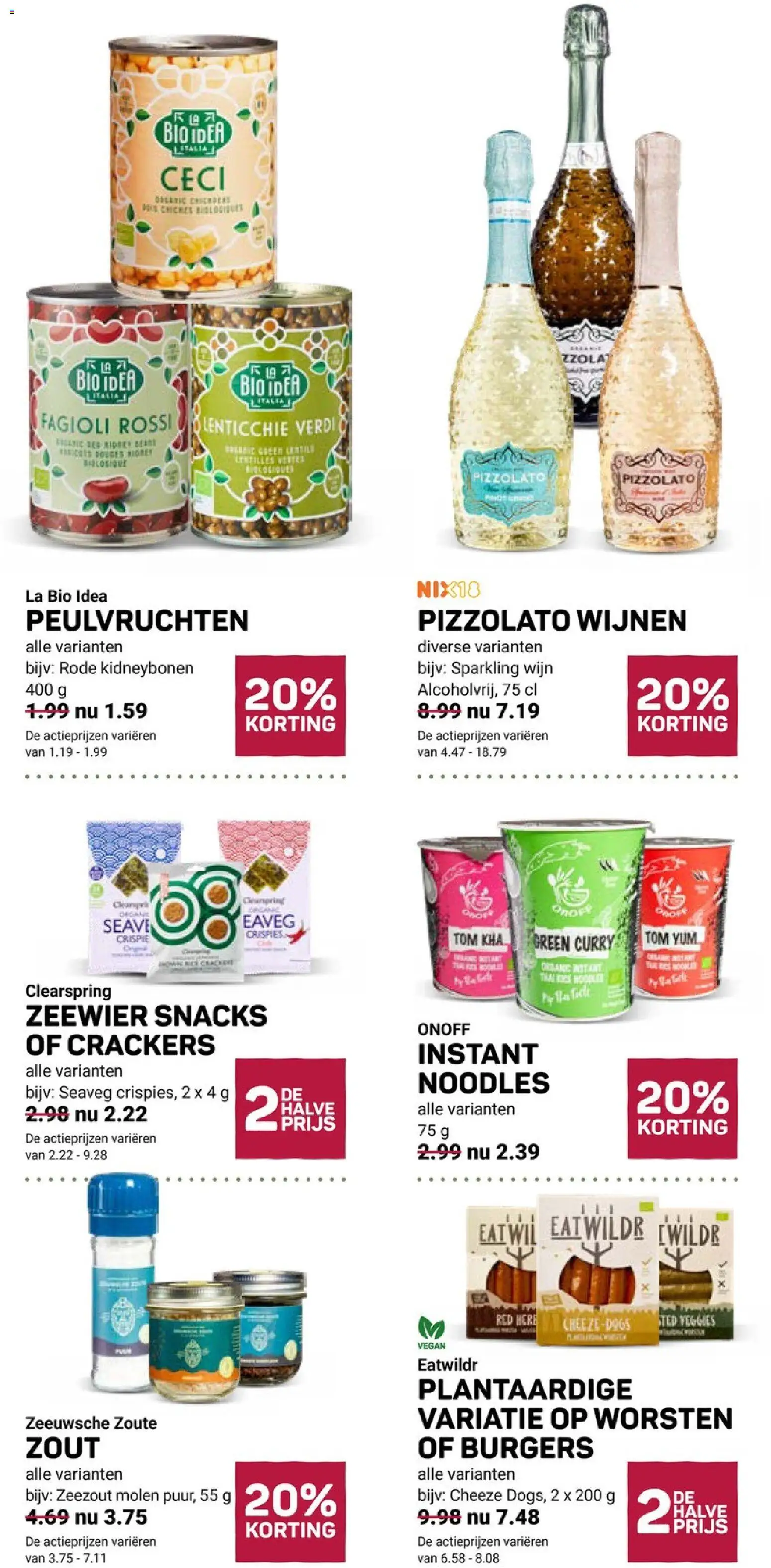 {H1} | Pagina: 16 | Producten: Snacks, Crackers, Peulvruchten, La