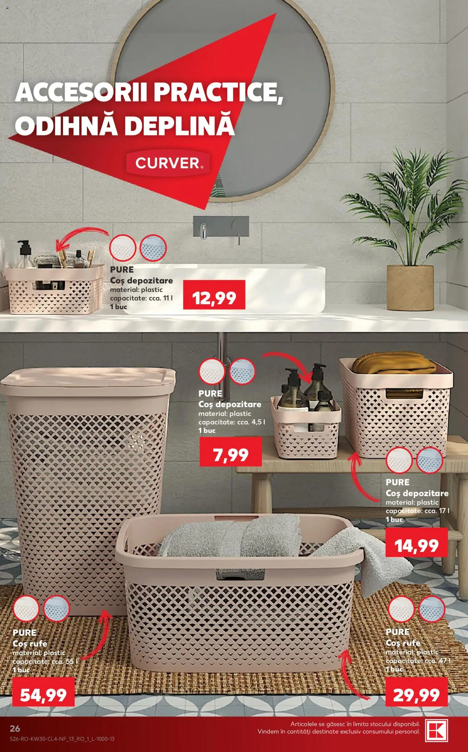 Noul catalog Kaufland – valabil de la 22.07.2026 | Pagină: 26 | Produse: Coș