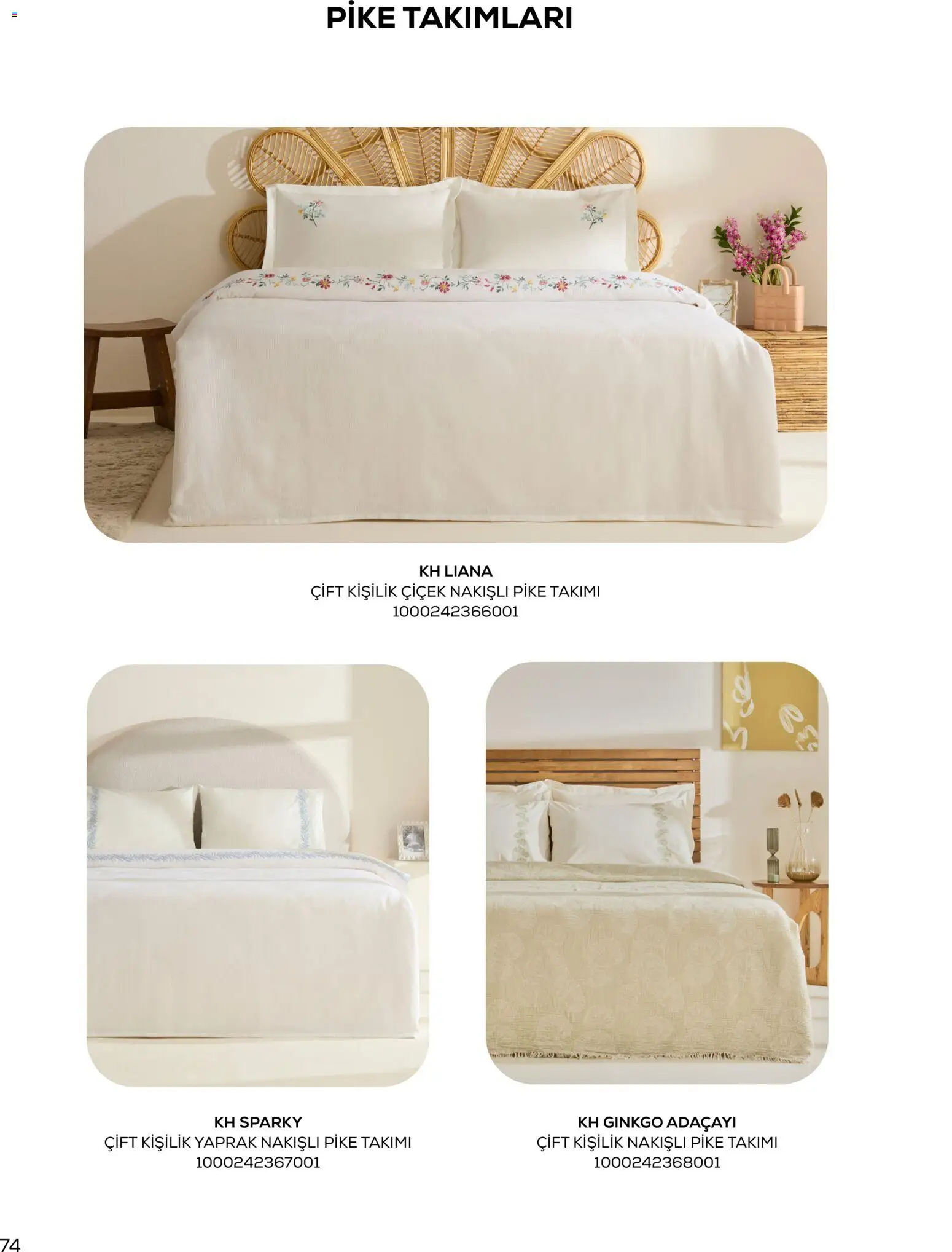 Karaca Home Katalog - 01.03.2026 tarihinden itibaren geçerlidir | Sayfa: 74 | Ürünler: Pike