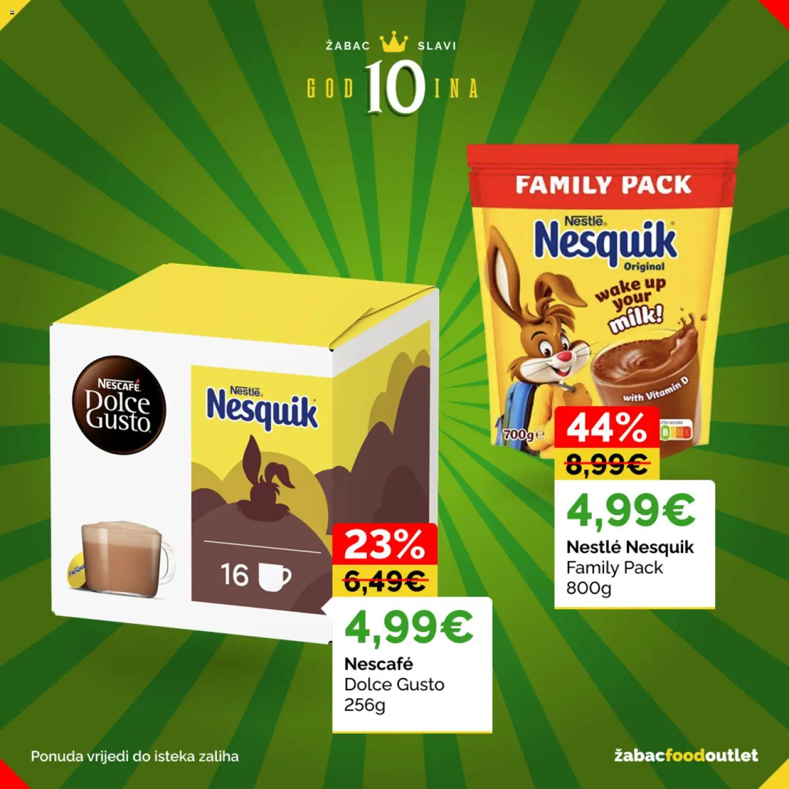 Žabac katalog | vrijedi od 26.06.2026 | Stranica: 39 | Proizvodi: Dolce Gusto, Nescafe, Nesquik