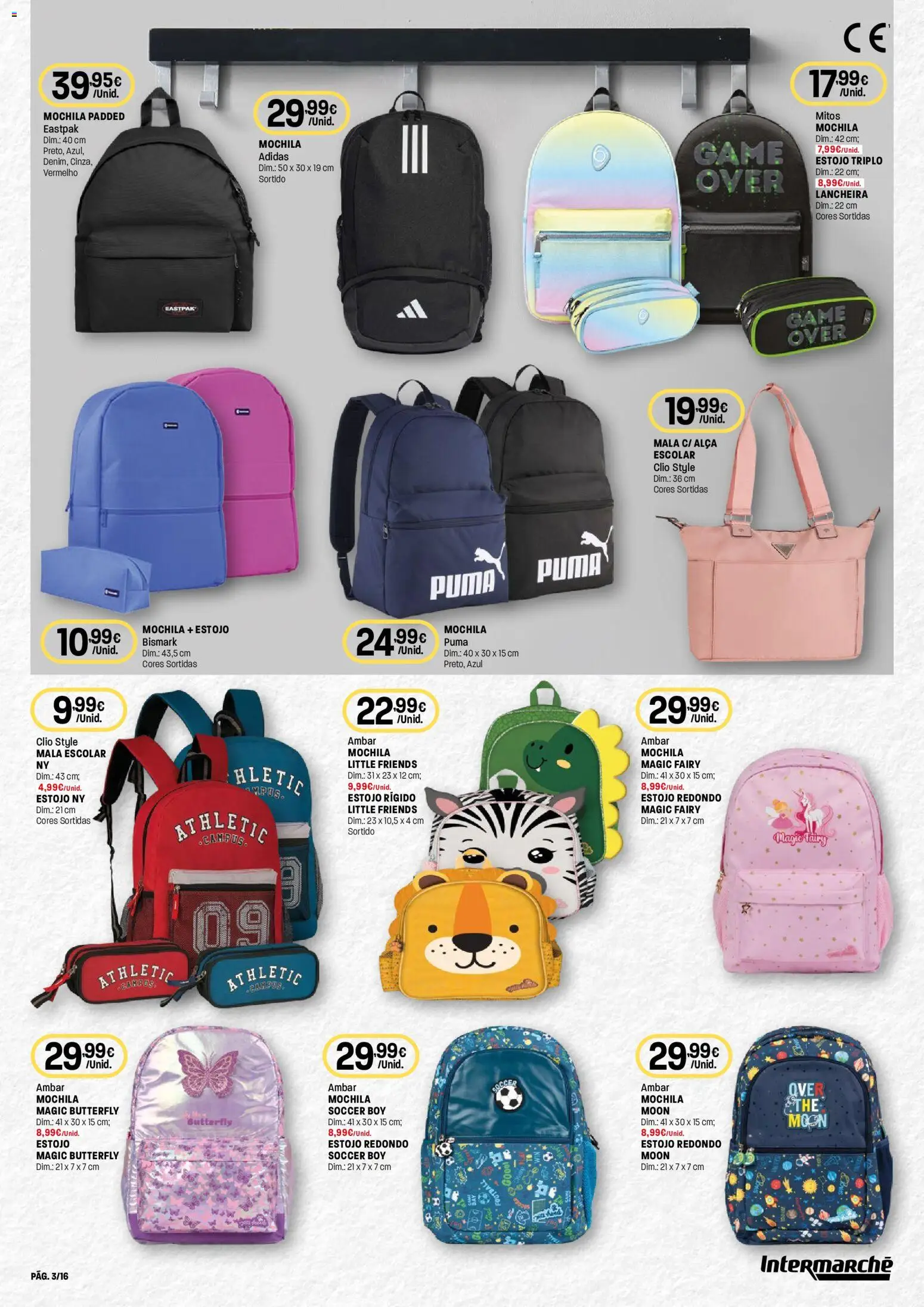 Intermarché Especial Regresso às Aulas │ válido de 20/08/2026 | Página: 3 | Produtos: Mochila