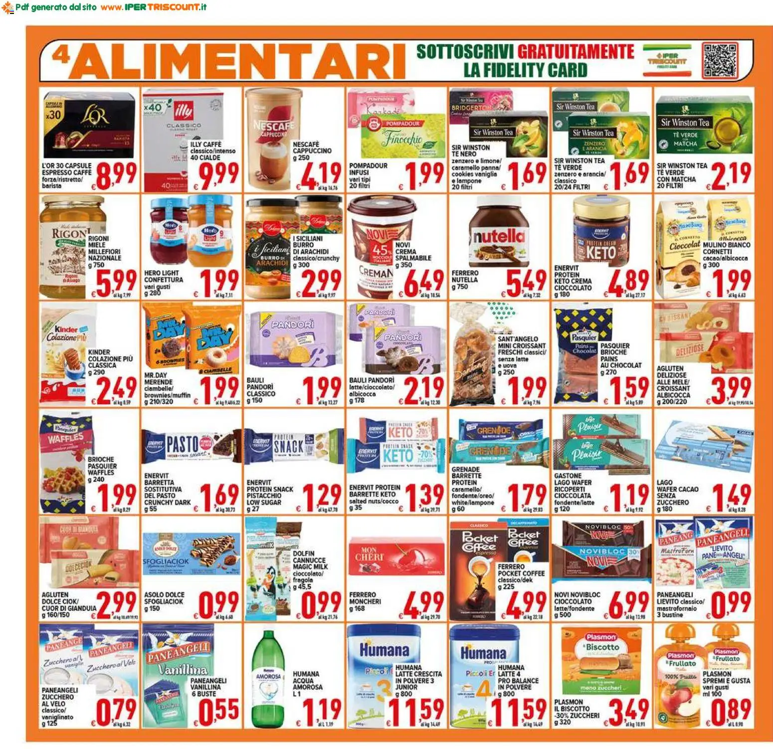 Volantino Ipertriscount del 23/10/2026 | Pagina: 4 | Prodotti: Limone, Croissant, Miele, Illy