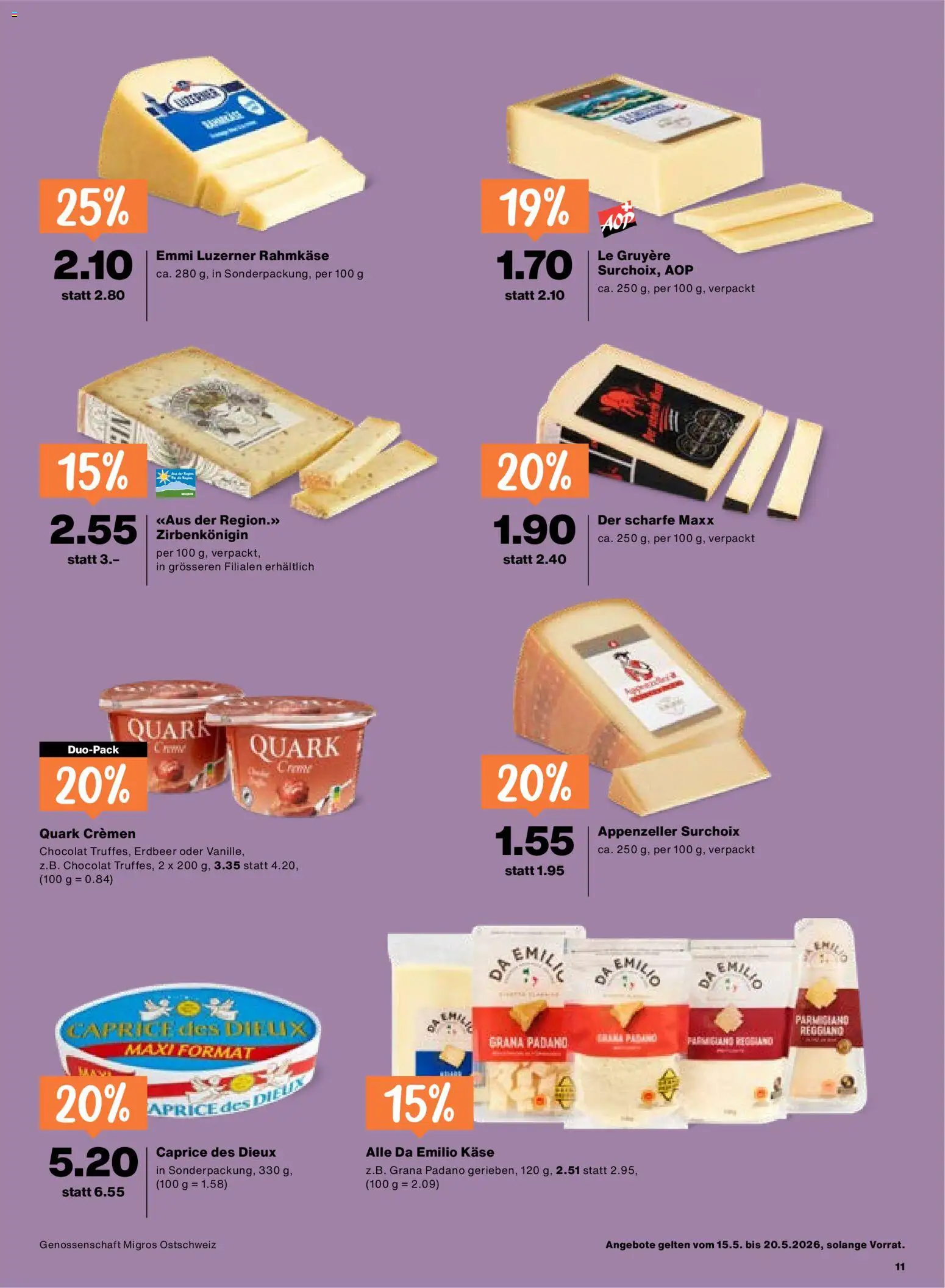 Migros aktionen – gültig ab 15.05.2026 | Seite: 11