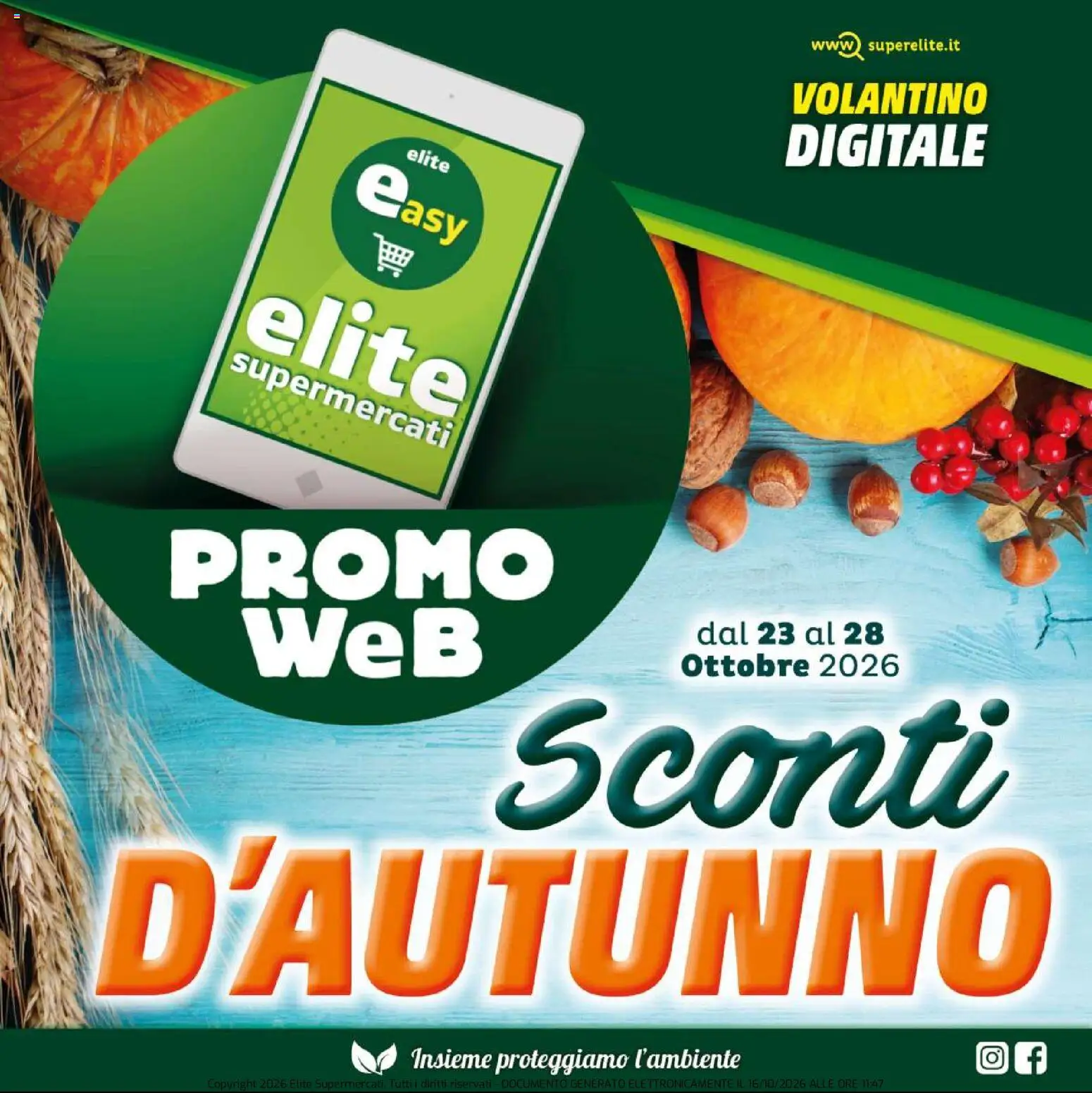 Volantino Elite Supermercati del 23/10/2026 | Pagina: 1