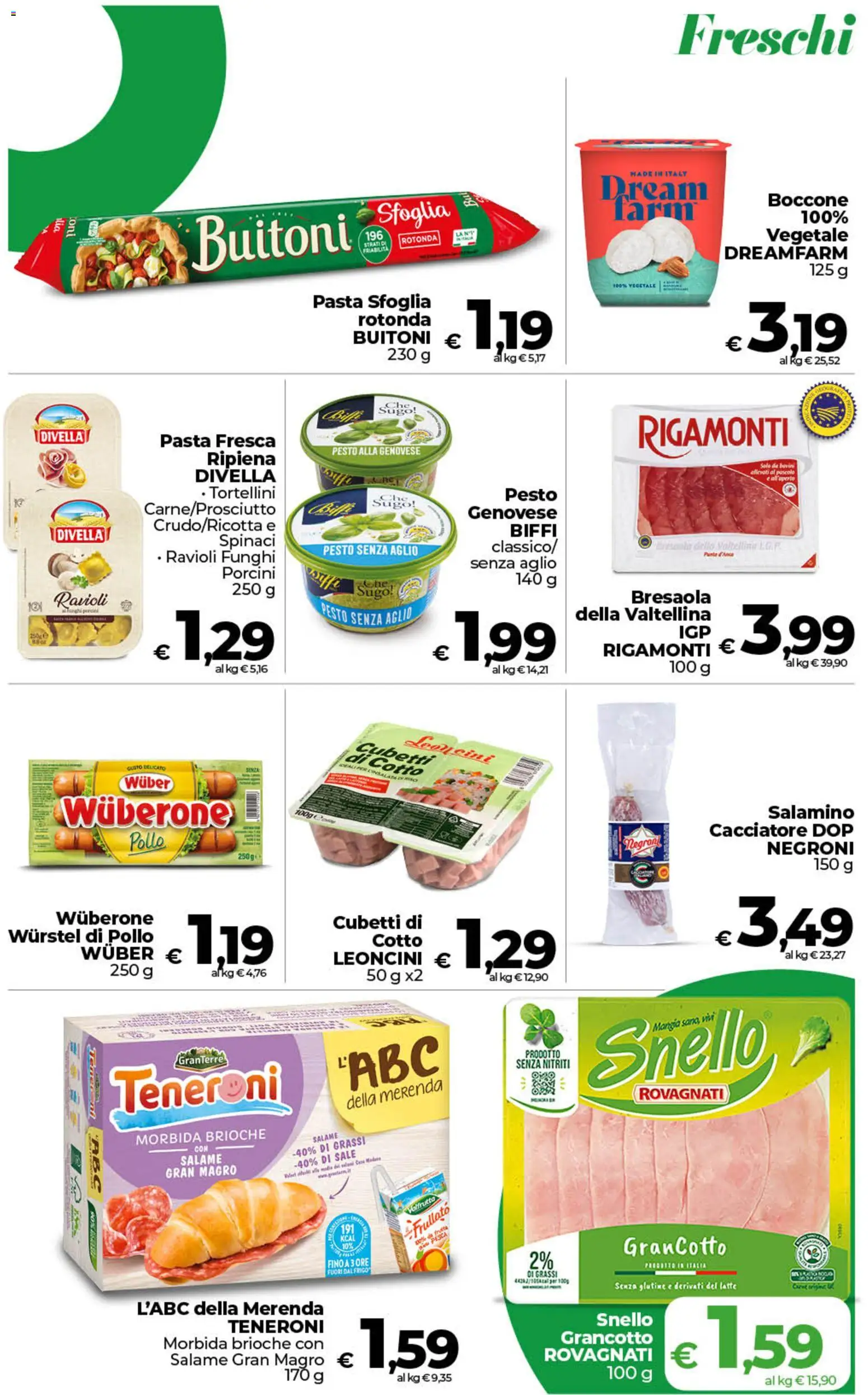 Volantino COOP del 29.05.2026 | Pagina: 7 | Prodotti: Bresaola, Latte, Pasta, Spinaci