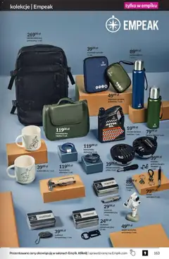 Pogląd oferty "Empik promocje" - ważna od 23.09.2026 | Strona: 163 | Produkty: Bransoletka, Plecak, Multitool, Kosmetyczka