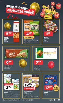 Pogląd oferty "Słomka ptysiowa Brześć, Słomka ptysiowa Brześć 200 g" - ważna od 05.10.2026 | Strona: 25 | Produkty: Chipsy, Chipsy z soczewicy, Krowka, Czekolada