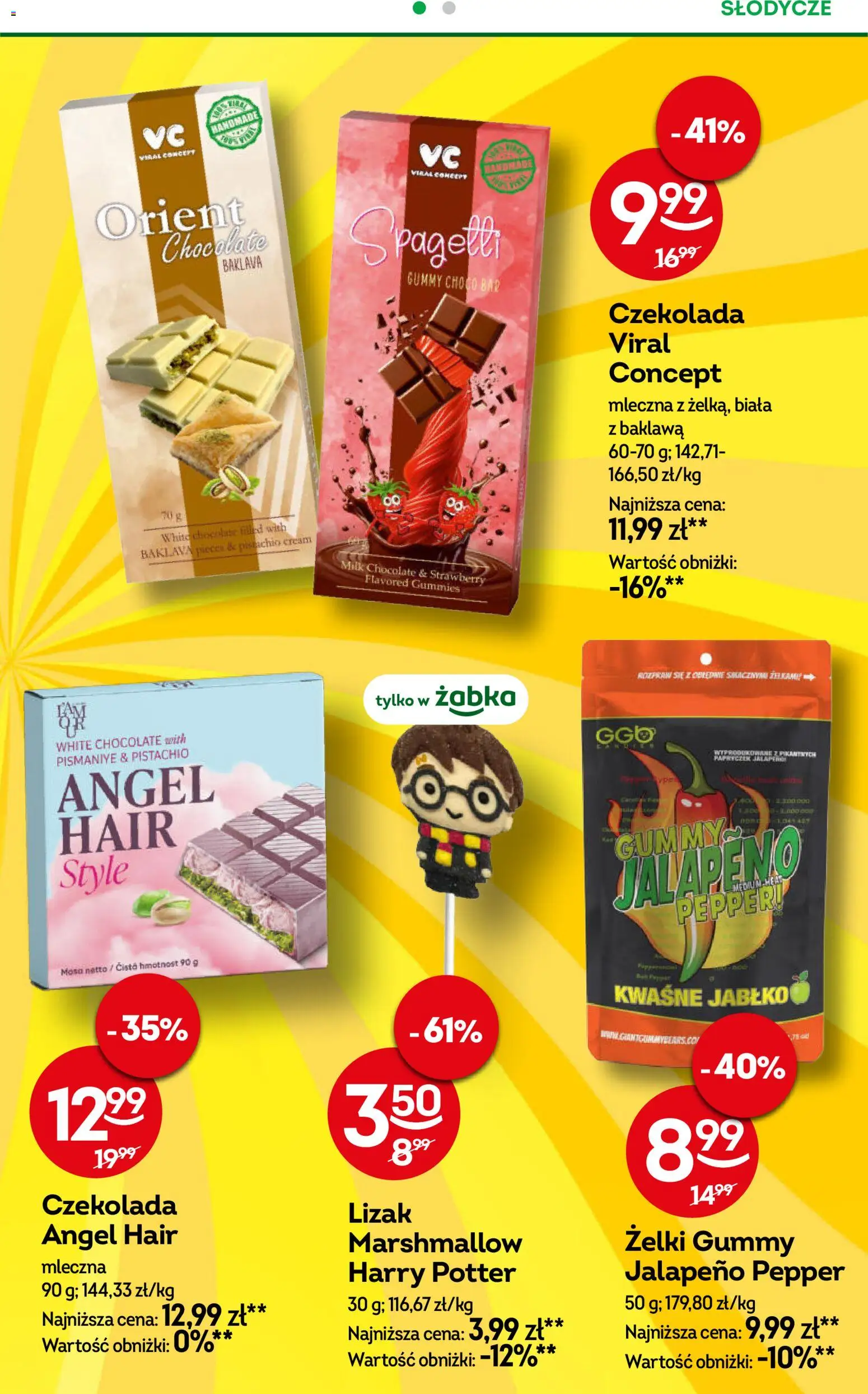 Żabka gazetka od 08.04.2026 | Strona: 69 | Produkty: Baton, Owoce