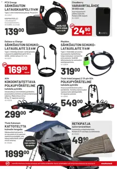 Motonet-mainoslehti voimassa 15/06/2026 alkaen | Sivu: 3 | Tuotteet: Varavirtalähde, Polkupyöräteline, Pumppu, Liitin