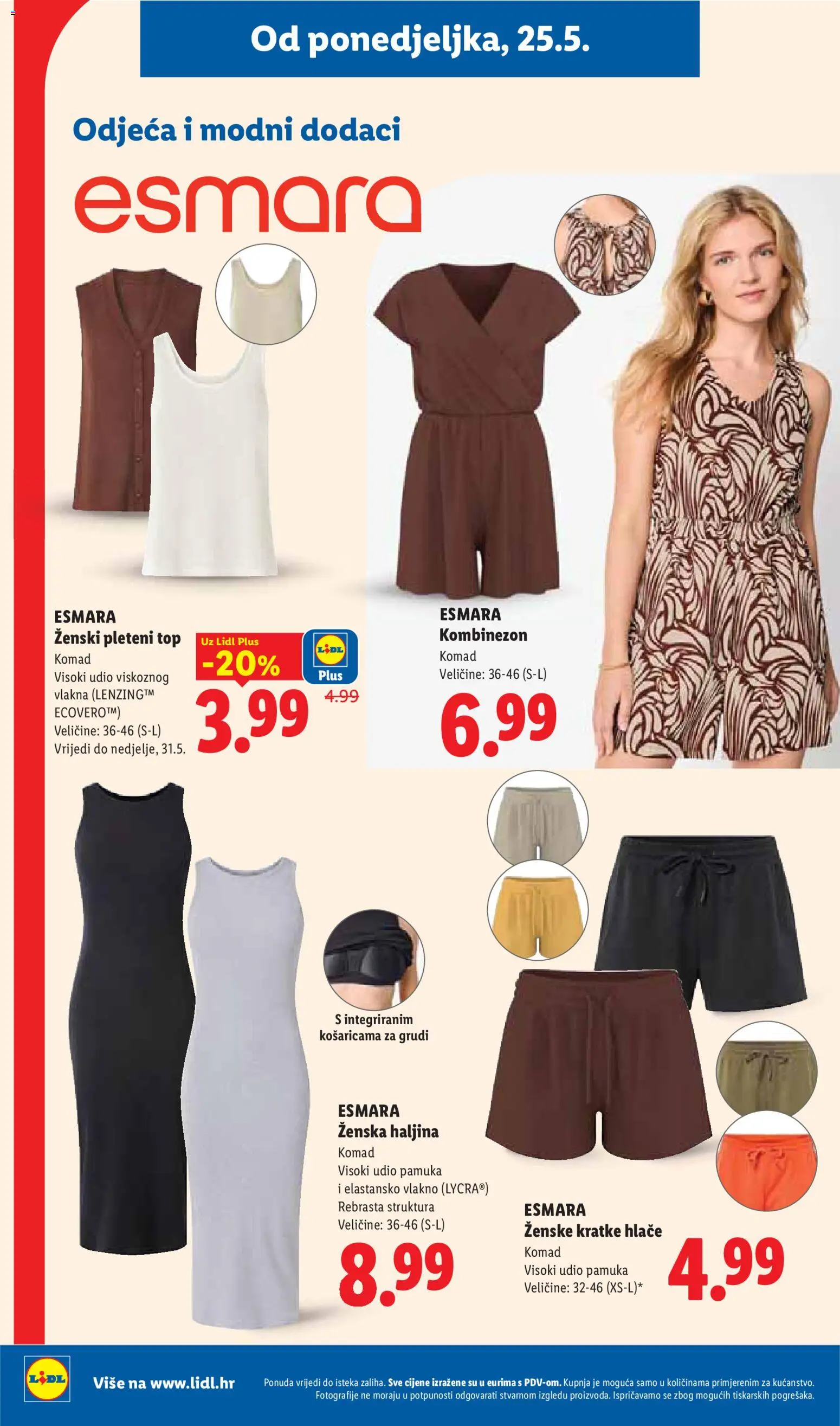 Lidl katalog | vrijedi od 25.05.2026 | Stranica: 28 | Proizvodi: Hlače, Kombinezon, Kratke hlače, Haljina
