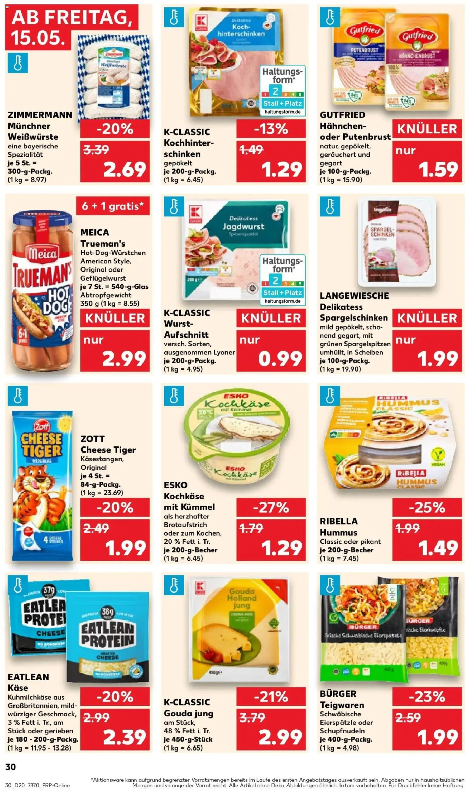 Kaufland Prospekt Waldshut-Tiengen	 – gültig ab 10.05.2026 | Seite: 37 | Produkte: Hahnchen, Gouda, Wurst, Pasta