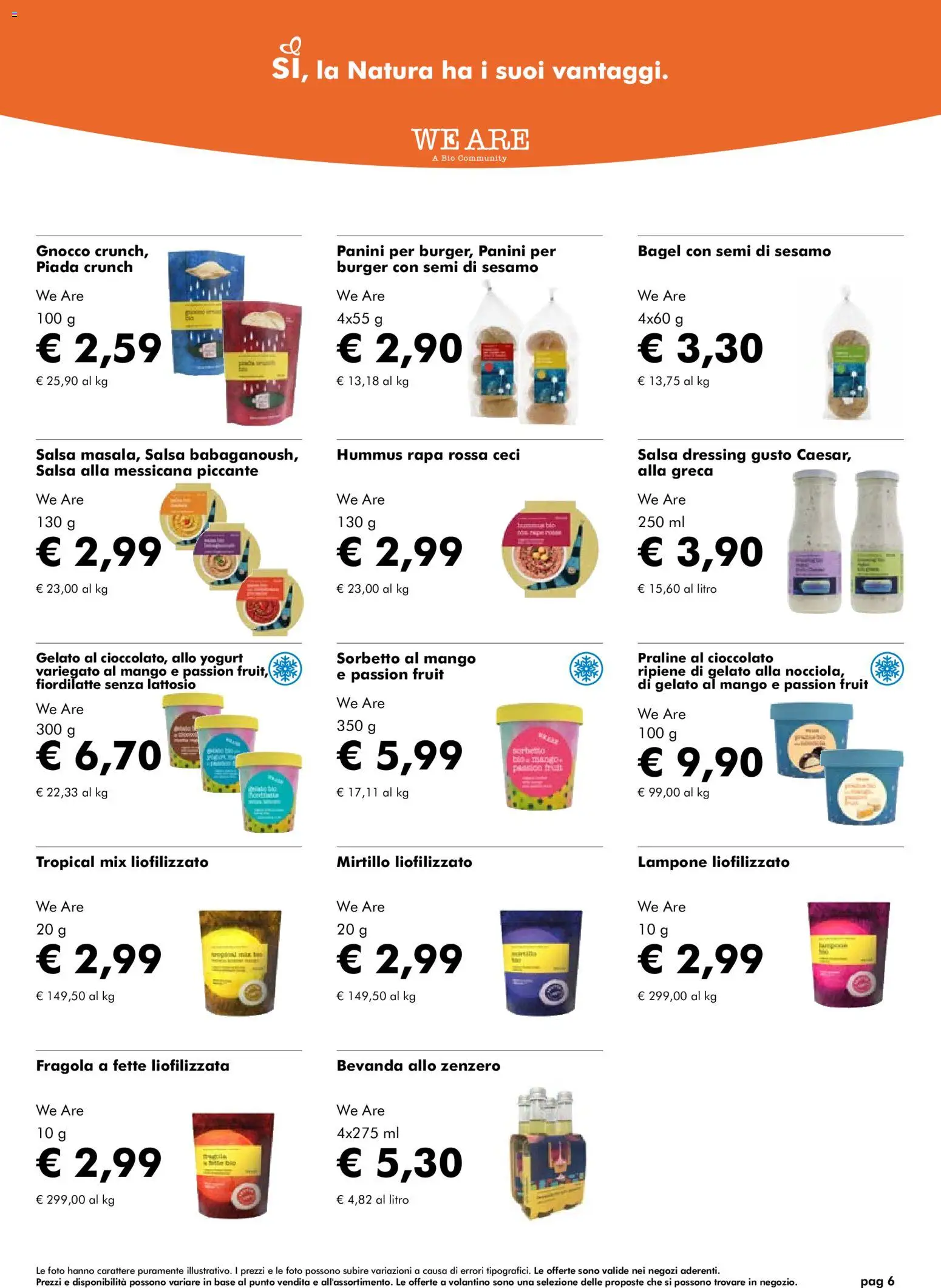 Volantino Natura Sì del 05/08/2026 | Pagina: 6