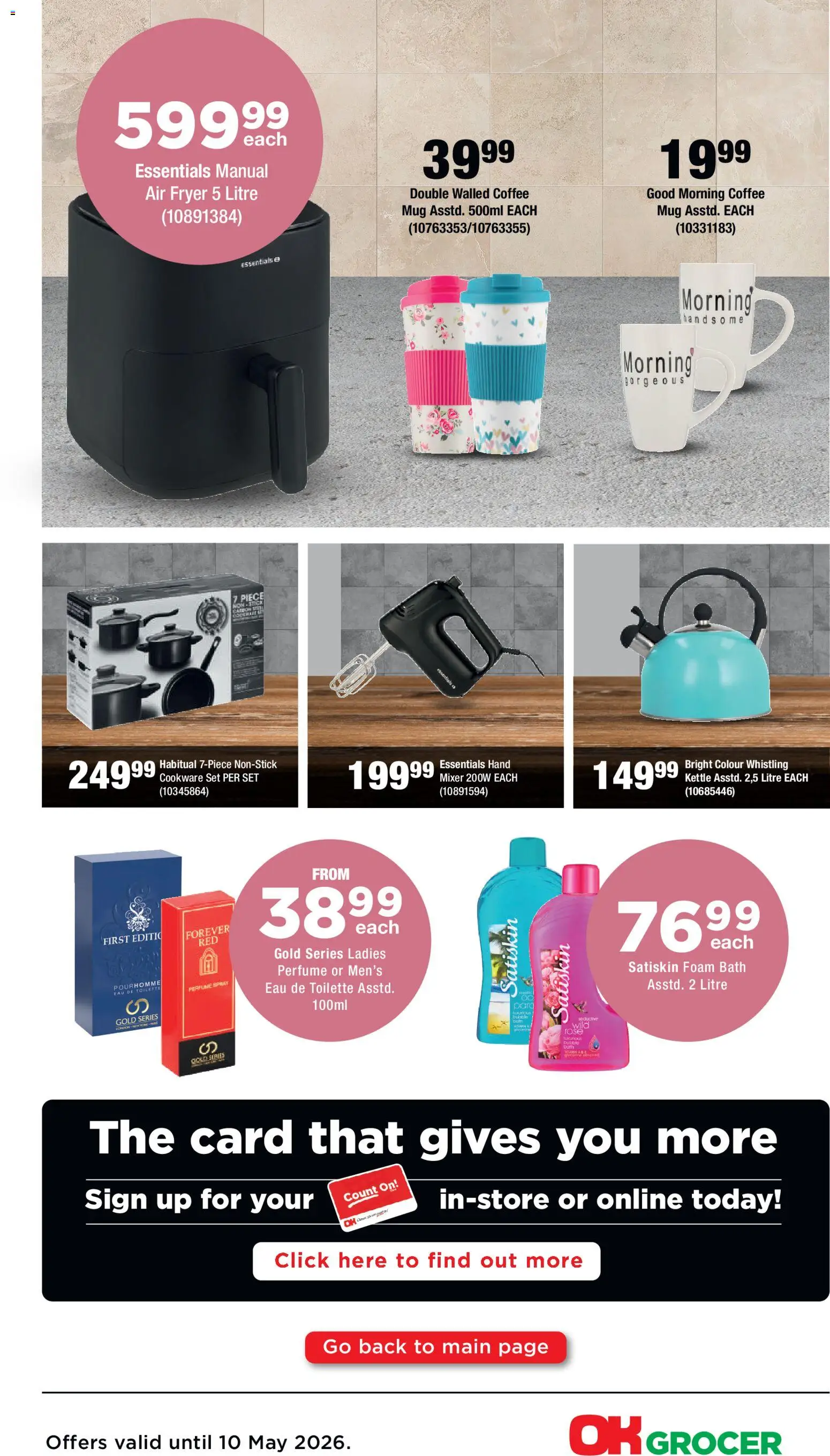 OK Foods Mother's Day Specials | 27/04/2026 | How to get a limited discount? Save today! | South Africa