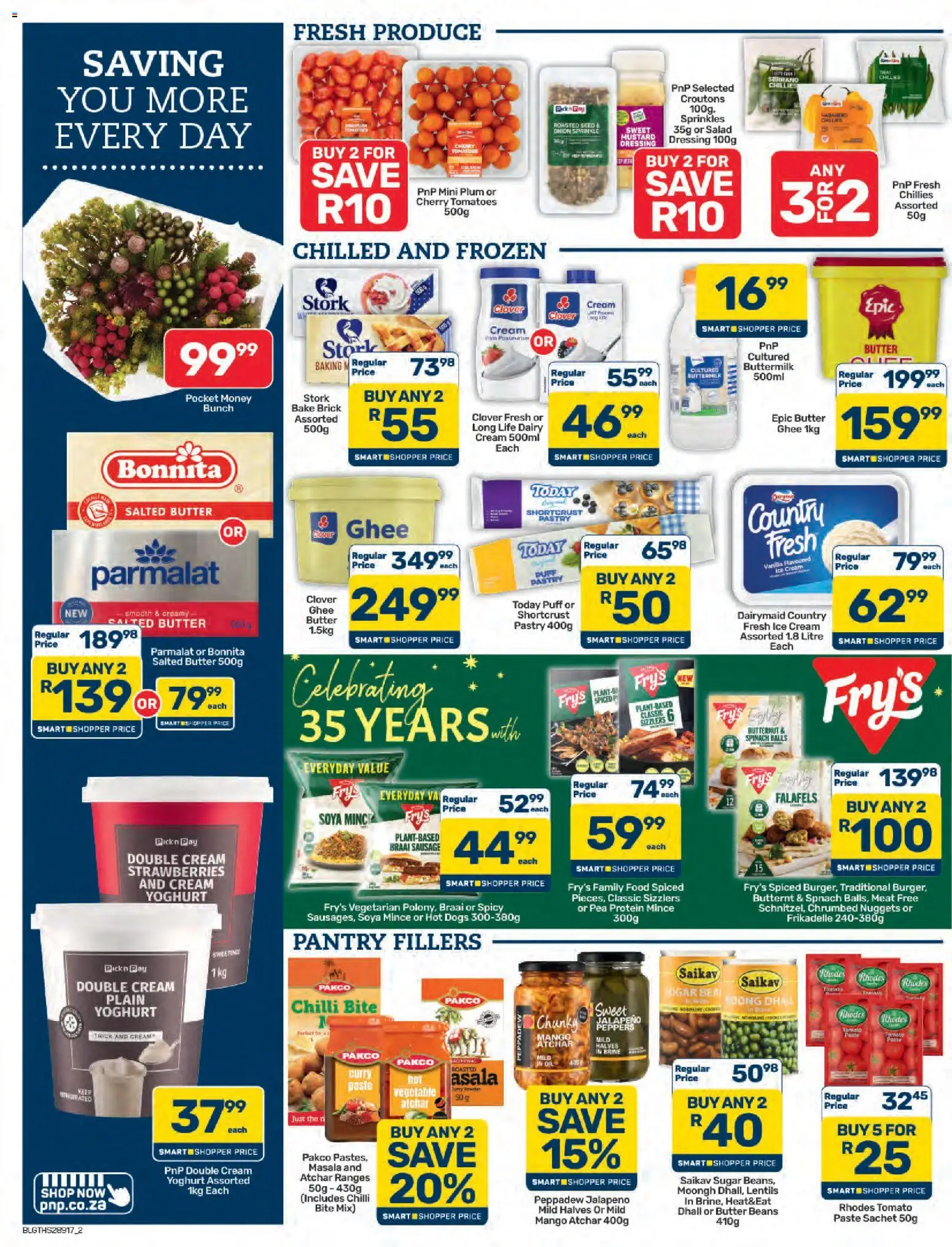 New Pick n Pay catalogue – valid from 23/10/2026 | Page: 2 | Products: Lentils, Strawberries, Mustard, Cream