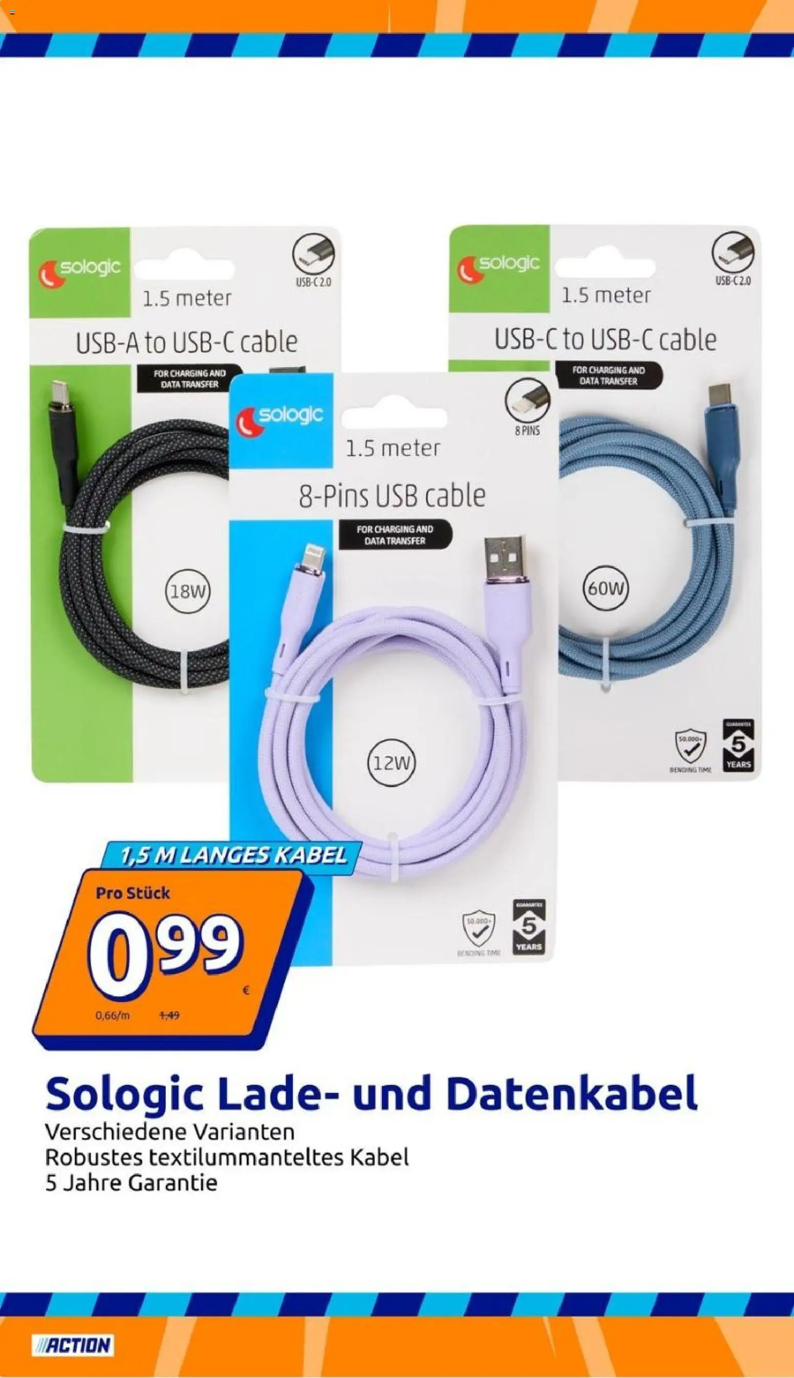 Action Flugblatt gültig ab 02.09.2026 | Seite: 18 | Produkte: Kabel, USB