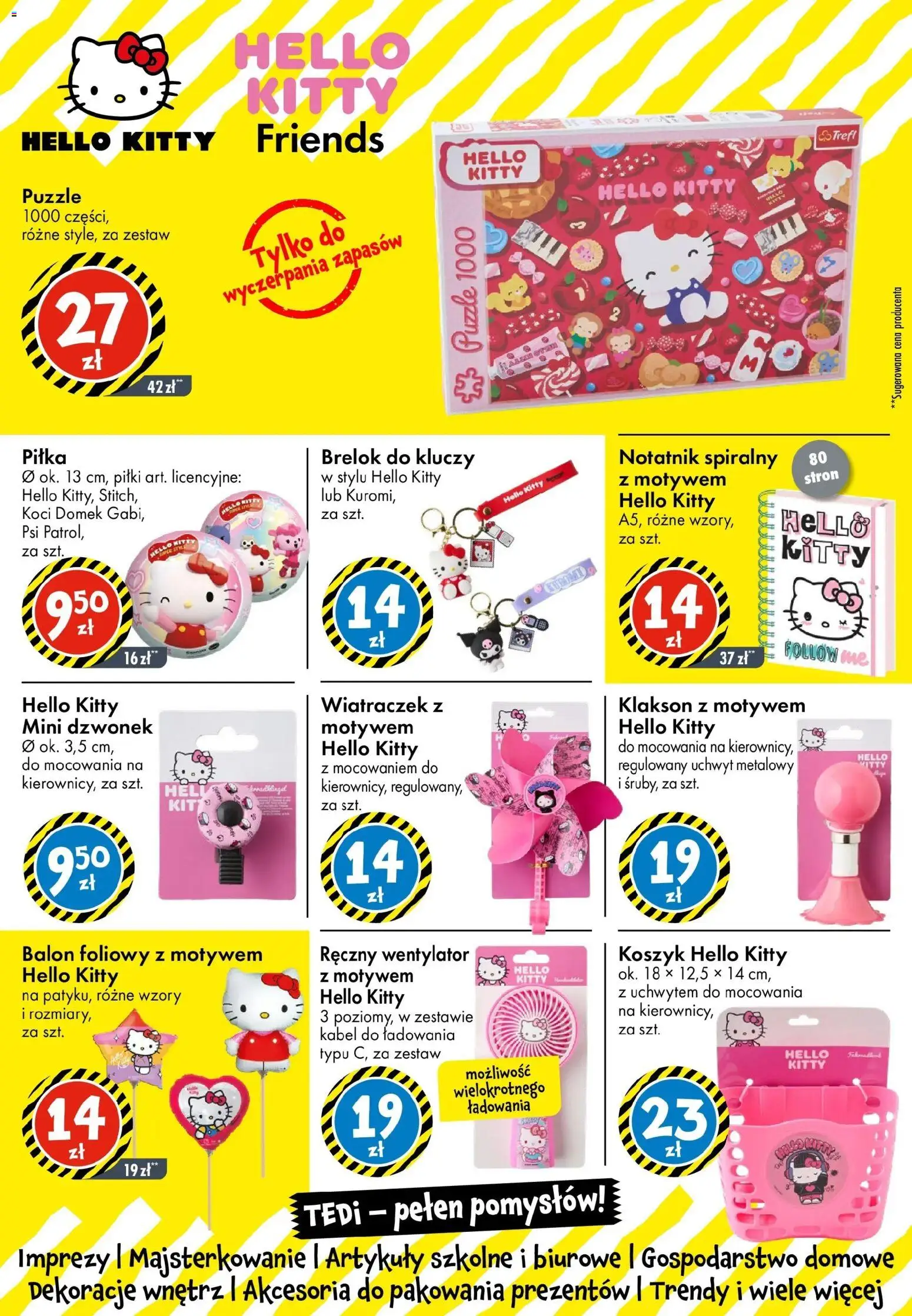 TEDi gazetka od 06.03.2026 | Strona: 22 | Produkty: Kabel, Wentylator, Artykuły szkolne