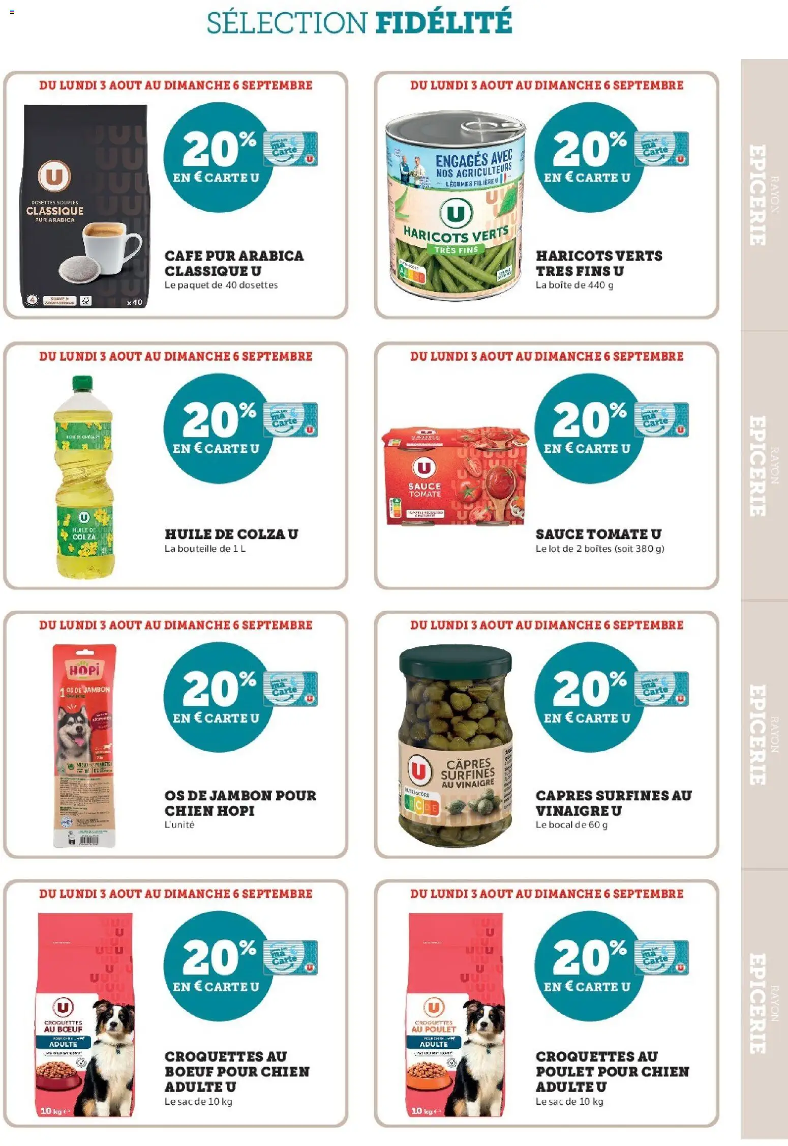 {H1} | Page: 21 | Produits: Haricots verts, Huile de colza, Huile, Jambon