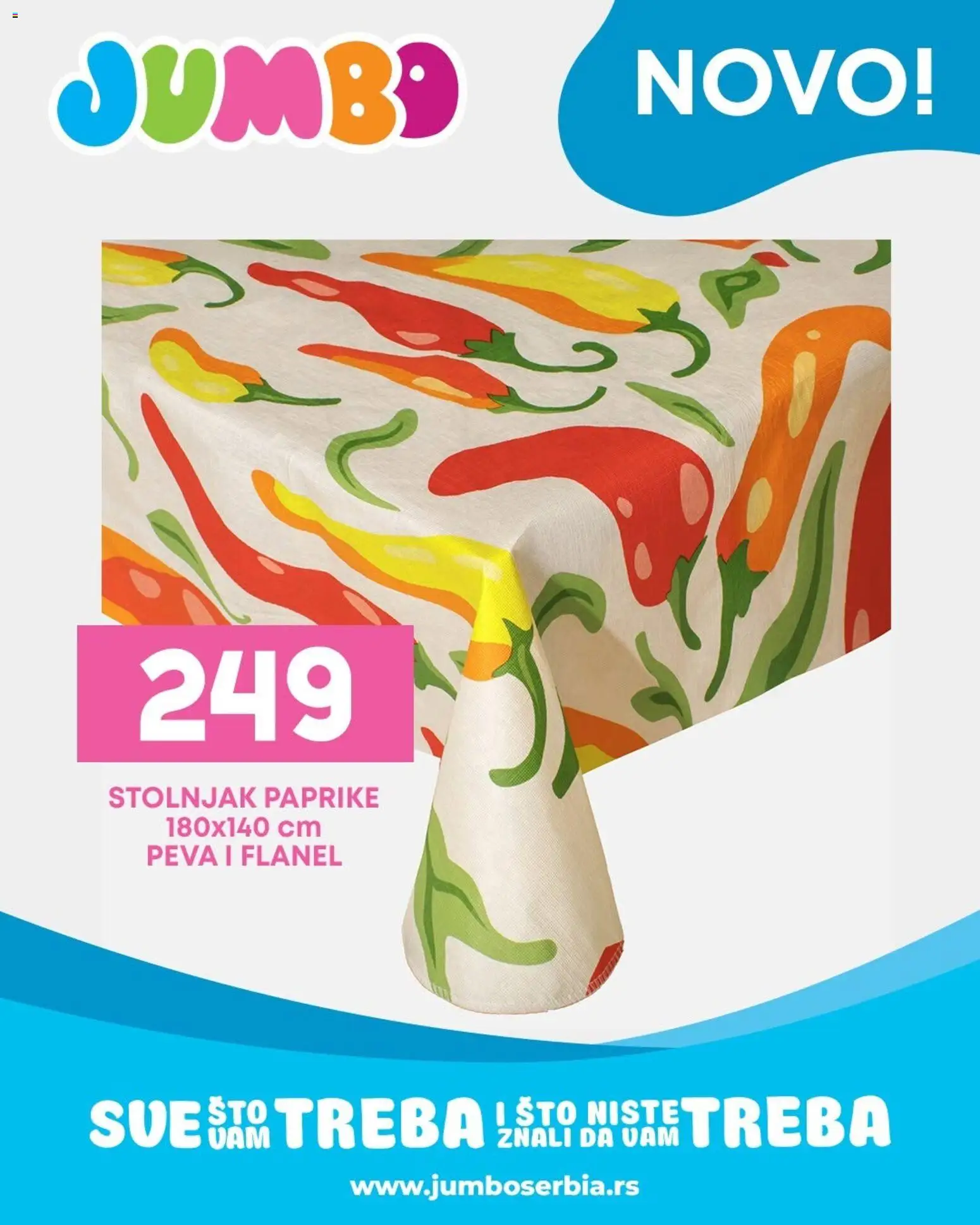 JUMBO katalog - važi od 08.06.2026 | Strana: 2 | Proizvode: Stolnjak