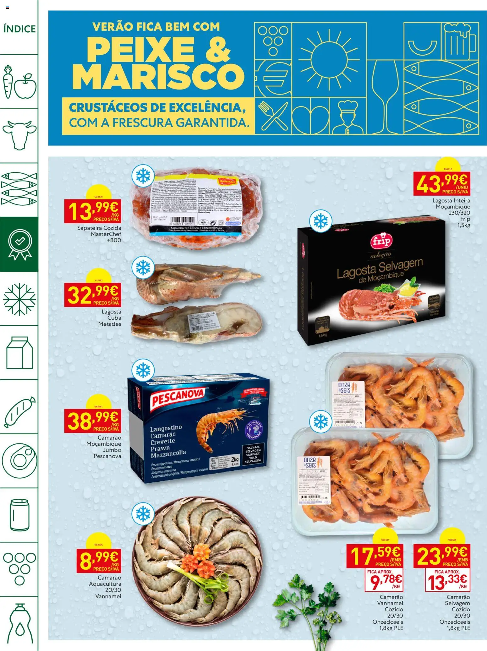 Recheio Horeca Madeira │ válido de 11/08/2026 | Página: 8 | Produtos: Lagosta, Camarão, Sapateira, Peixe