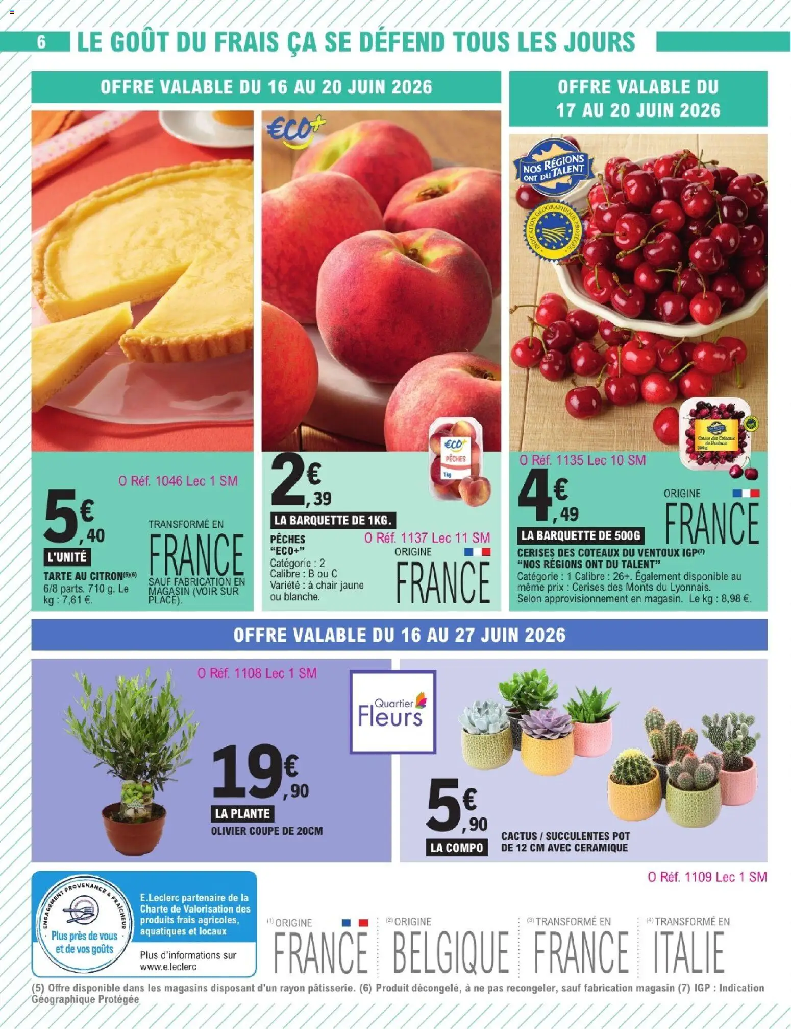 {H1} | Page: 18 | Produits: Citron, Cerises, Olivier
