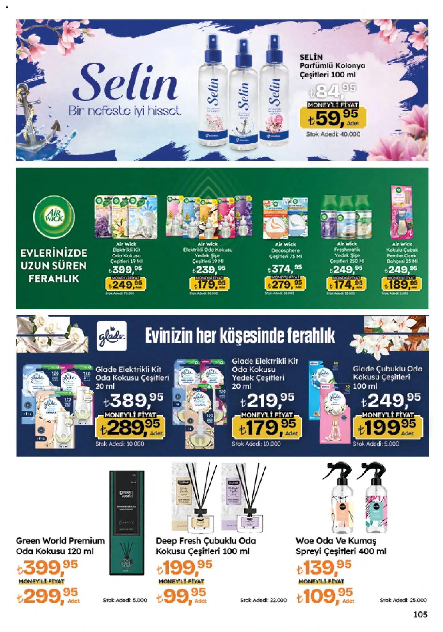 Migros Katalog - 5M Migroskop Dijital - 09 Temmuz 2026 tarihinden itibaren geçerlidir | Sayfa: 105 | Ürünler: Oda kokusu