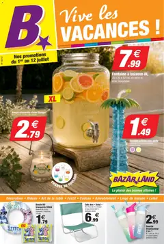 Bazarland - Prévisualisation de BazarLand - Vive les vacances valide à partir de 01/07/2026