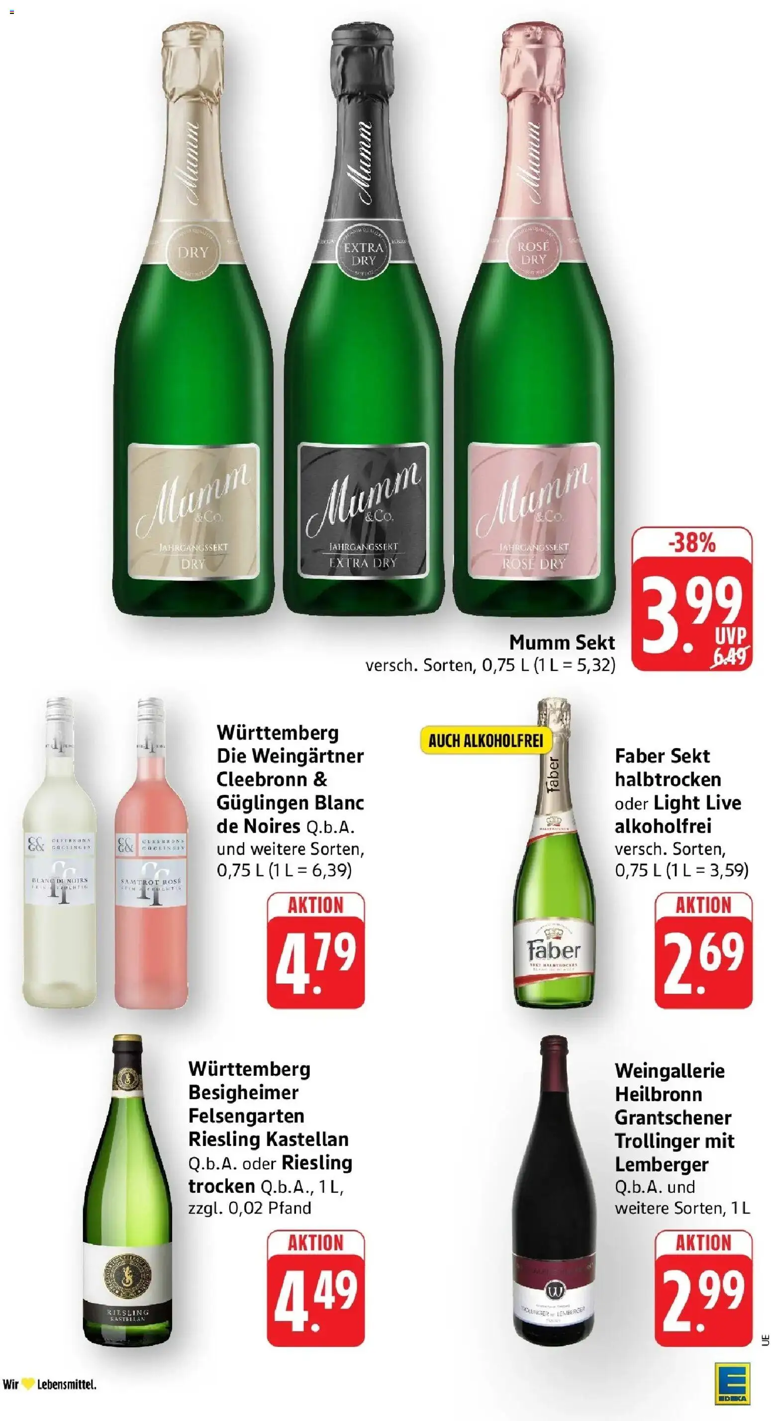Edeka Prospekt Heilbronn-Sontheim – gültig ab 27.07.2026 | Seite: 32 | Produkte: Mumm sekt, Sekt