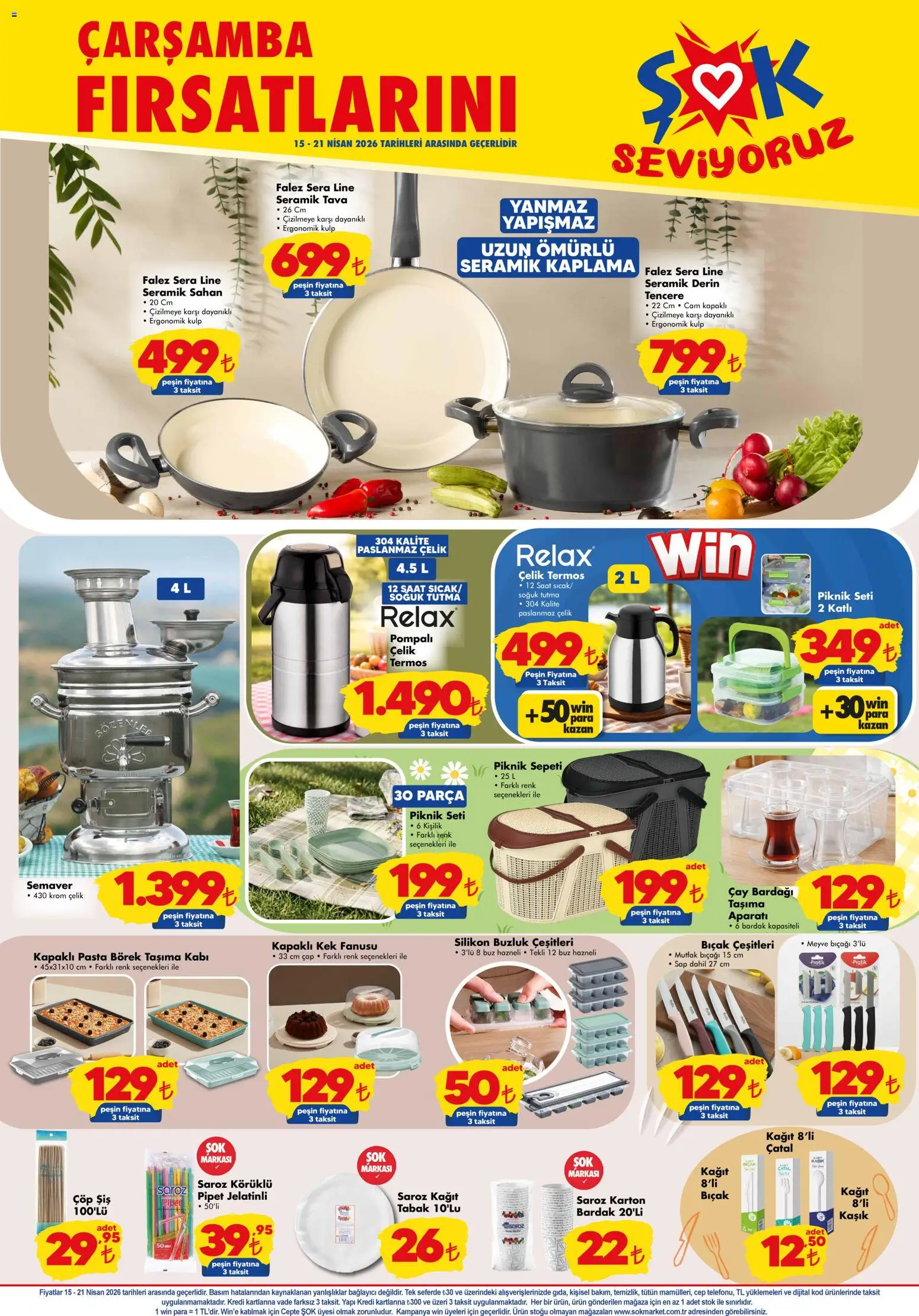 Şok Market Katalog - 15.04.2026 tarihinden itibaren geçerlidir | Sayfa: 5 | Ürünler: Çay, Meyve, Bağlayıcı, Çay bardağı
