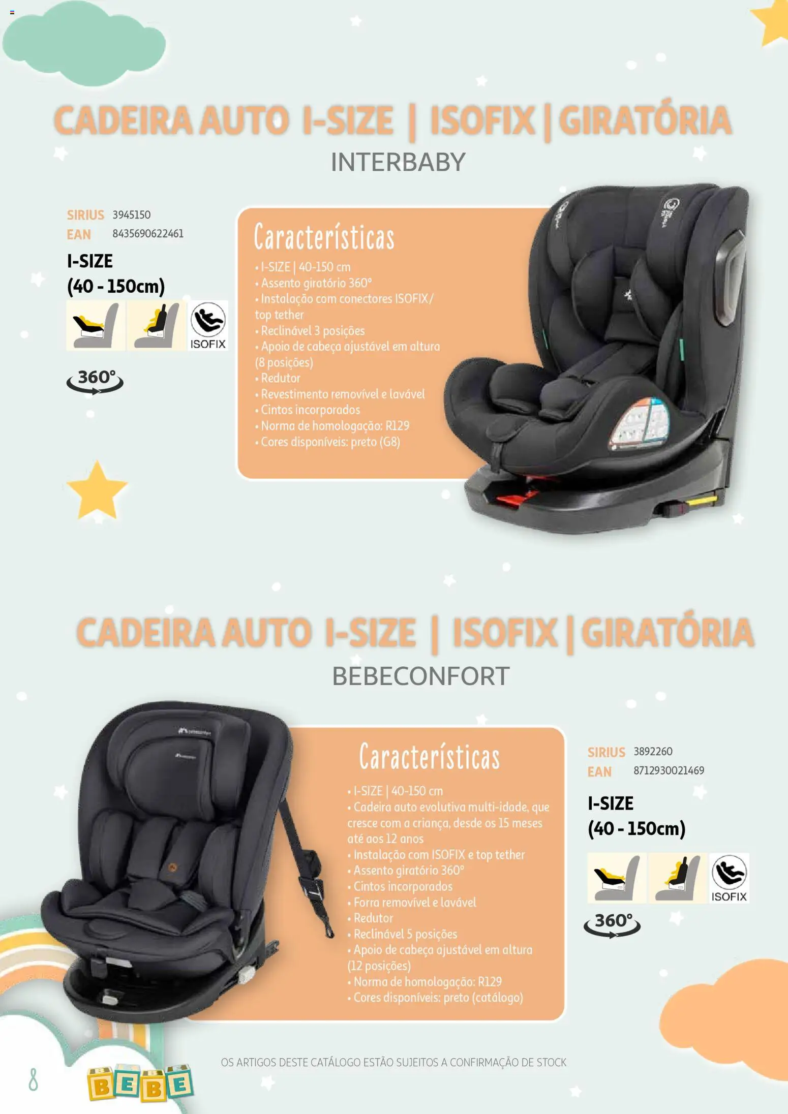 Auchan - Catálogo Puericultura │ válido de 13/01/2026 | Página: 8 | Produtos: Top, Cadeira