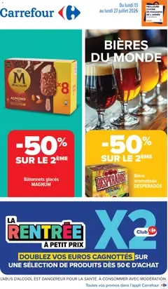 Carrefour - Prévisualisation de Carrefour Bières du monde valide à partir de 13/07/2026
