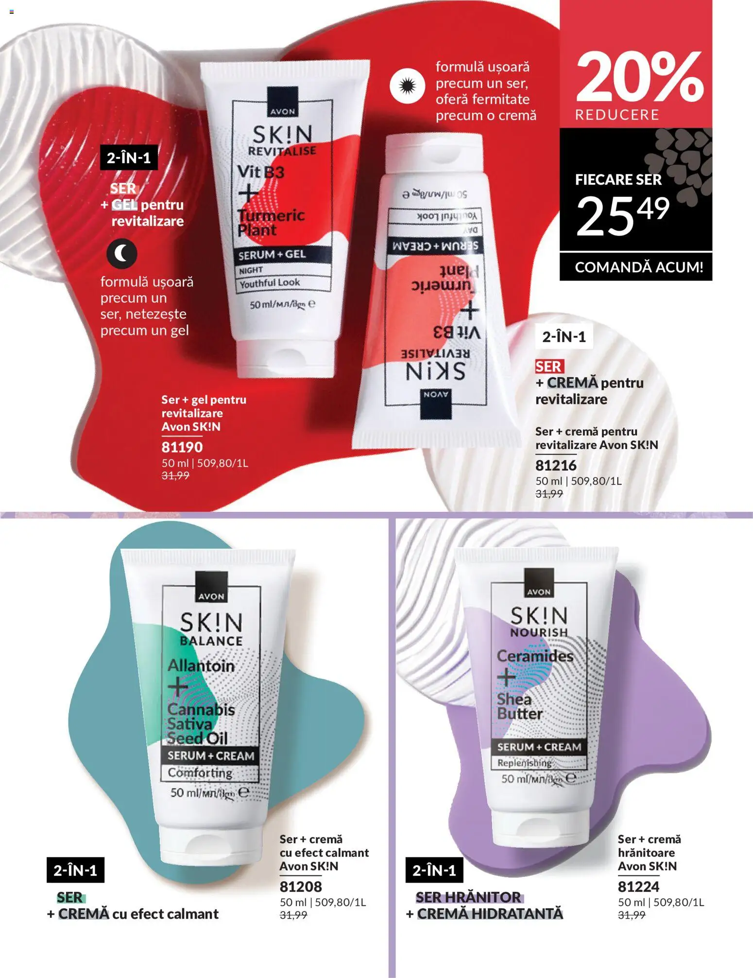 Noul catalog Avon – valabil de la 11.05.2026 | Pagină: 41 | Produse: Serum, Arapsaçı, Cremă
