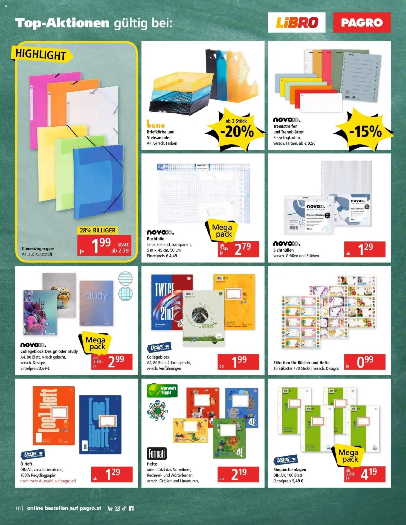 Pagro-Diskont Aktuelle Angebote von 03.09.2026 - Aktuelle Angebote | Seite: 10 | Produkte: Bücher