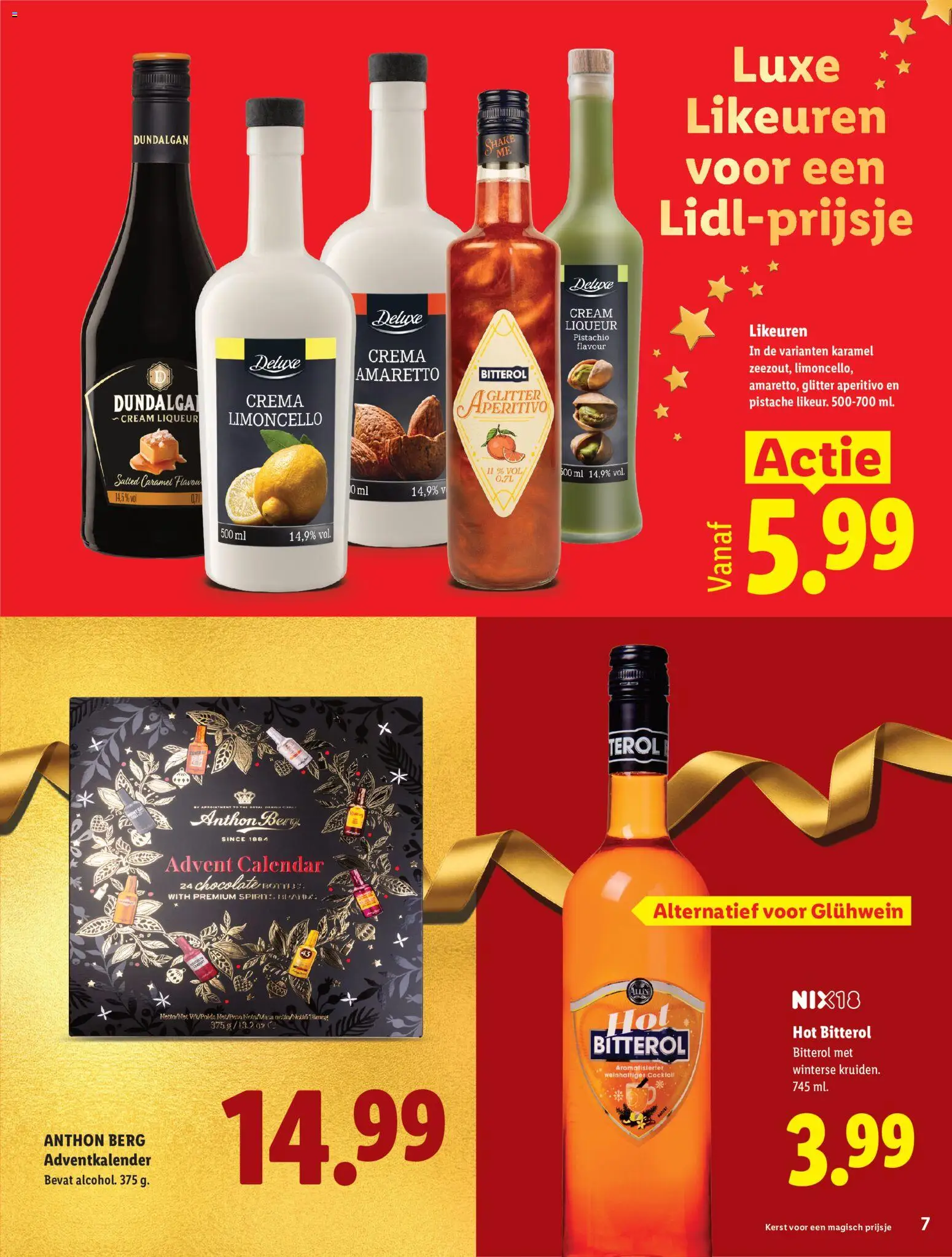 {H1} | Pagina: 7 | Producten: Bitterol, Amaretto, Glühwein